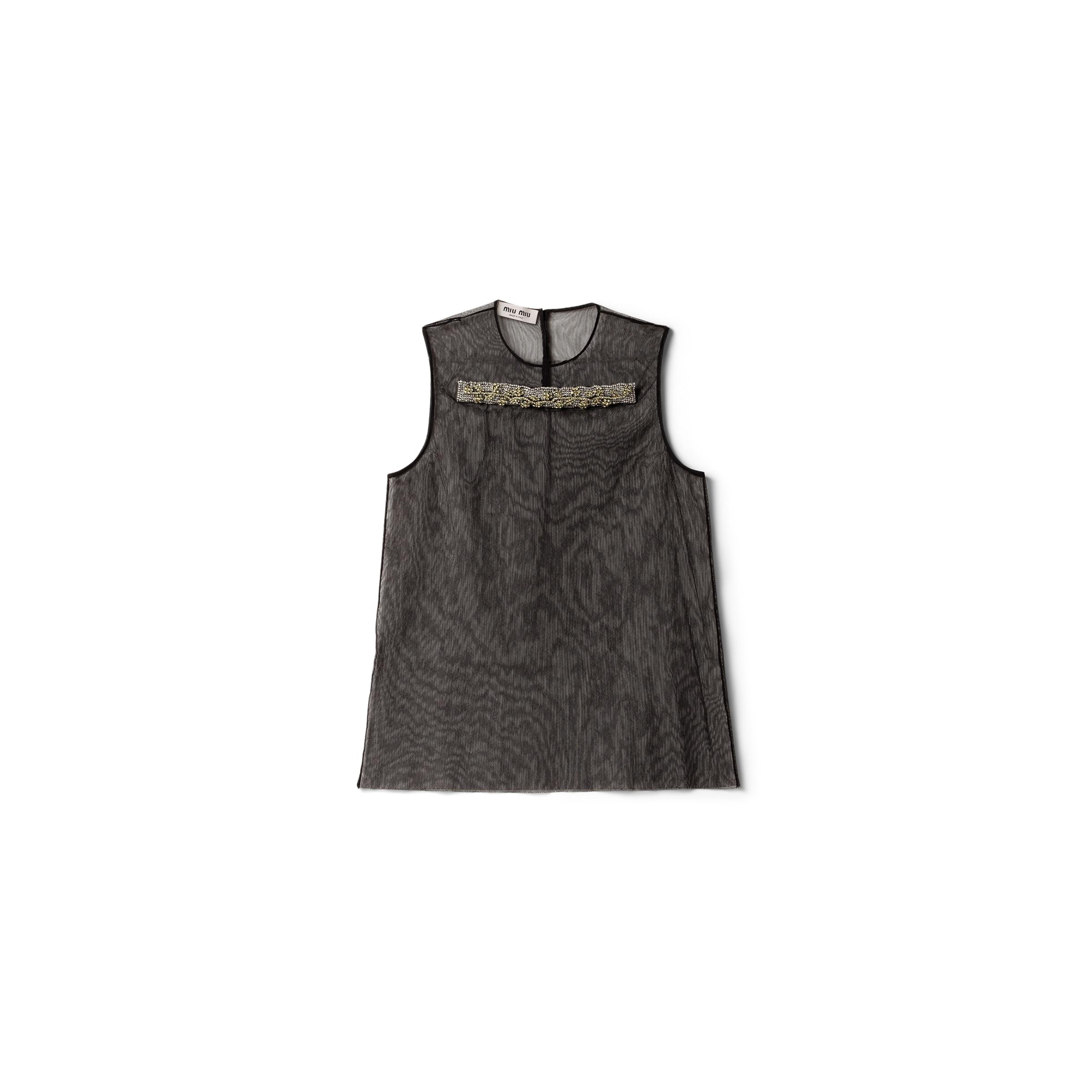 Miu Miu Sleeveless and tank tops for Women | Online Sale up to 62
