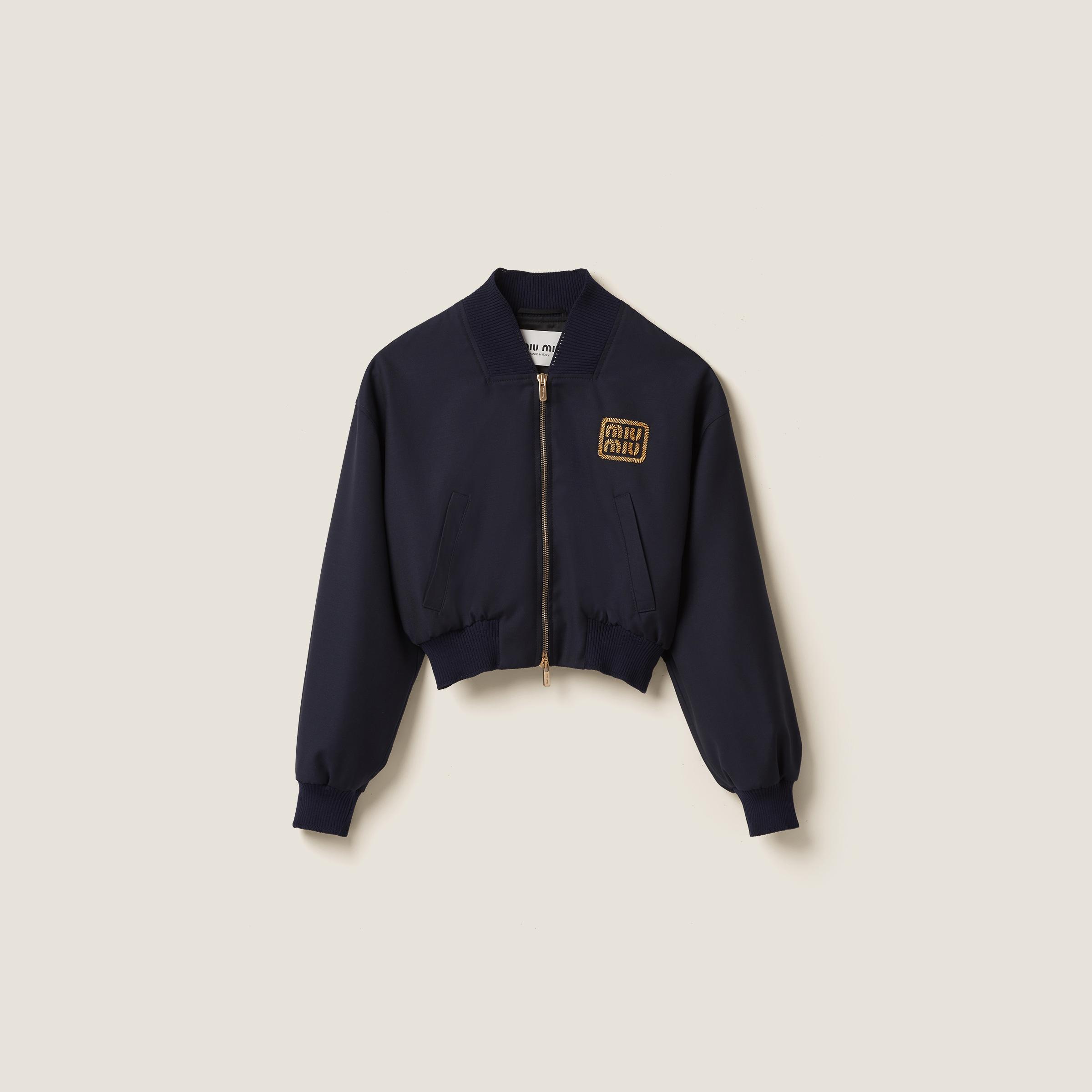 【MiuMiu】Cropped wool jacket ウール ジャケット Miu Miu Cropped wool jacket | REVERSIBLE