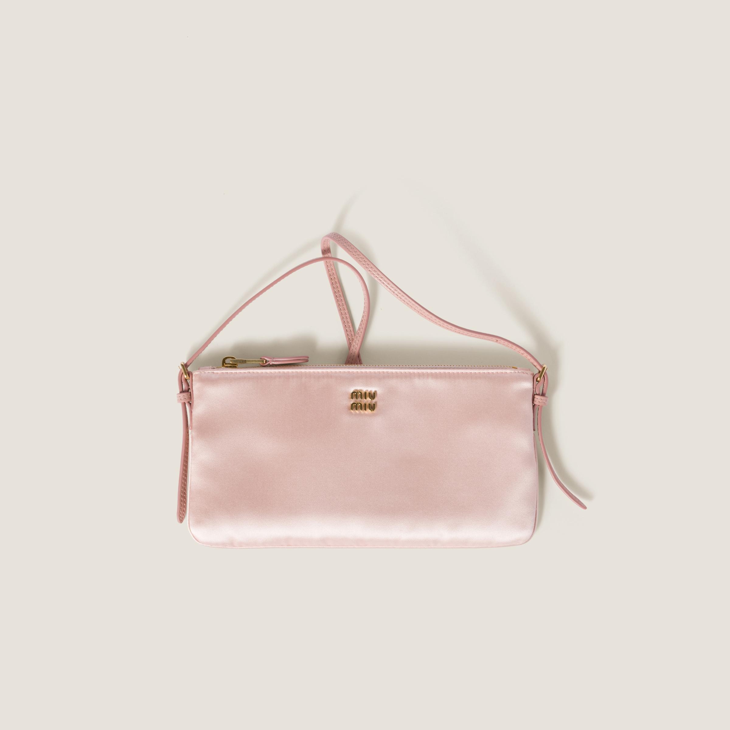 ★MIUMIU SATIN MINI POUCH サテン ミニポーチ Miu Miu Mini Satin Pouch | italist
