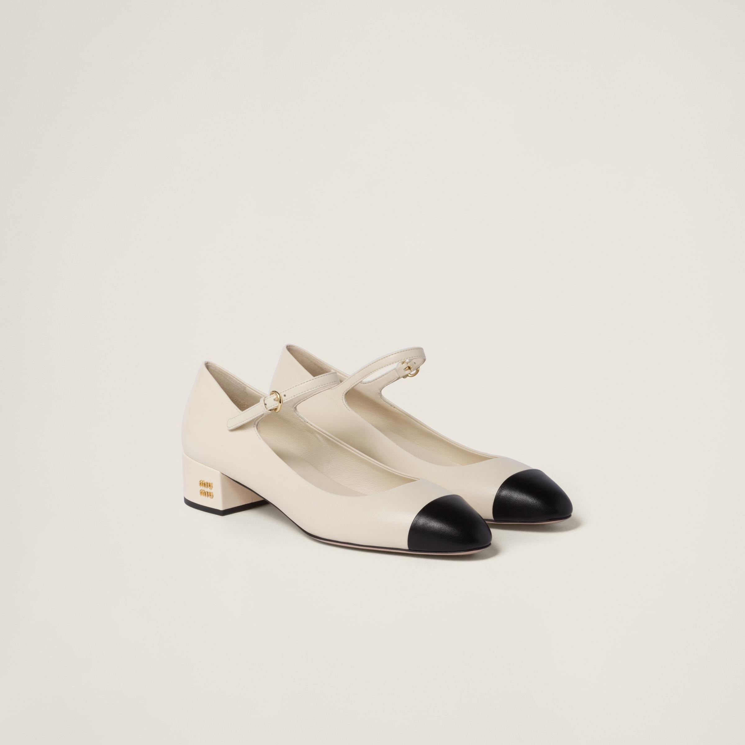 Miu Miu Mary Jane High Heels, Ivory
