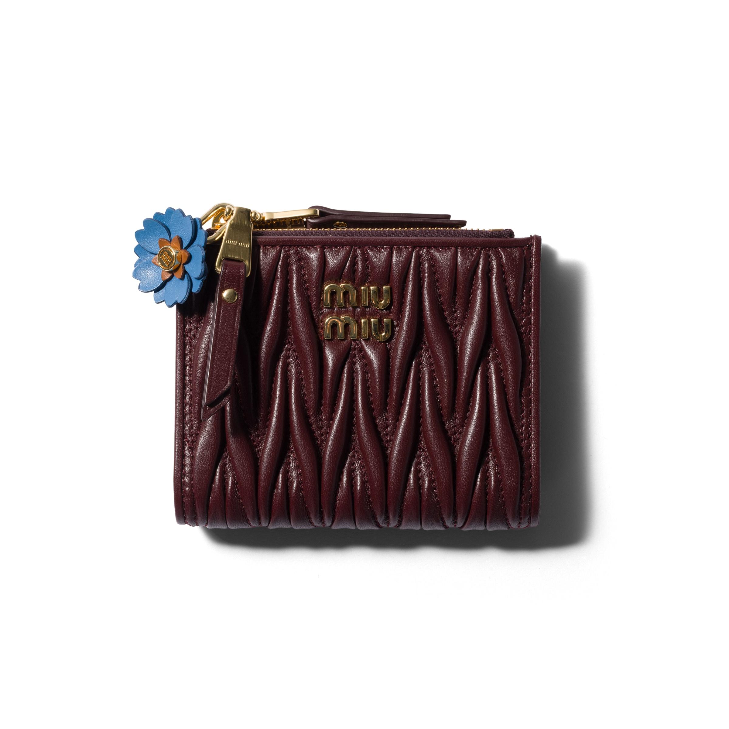 【新品】Miu Miu leather micro trick Miu Miu Leather Micro Trick in Blue | Lyst UK