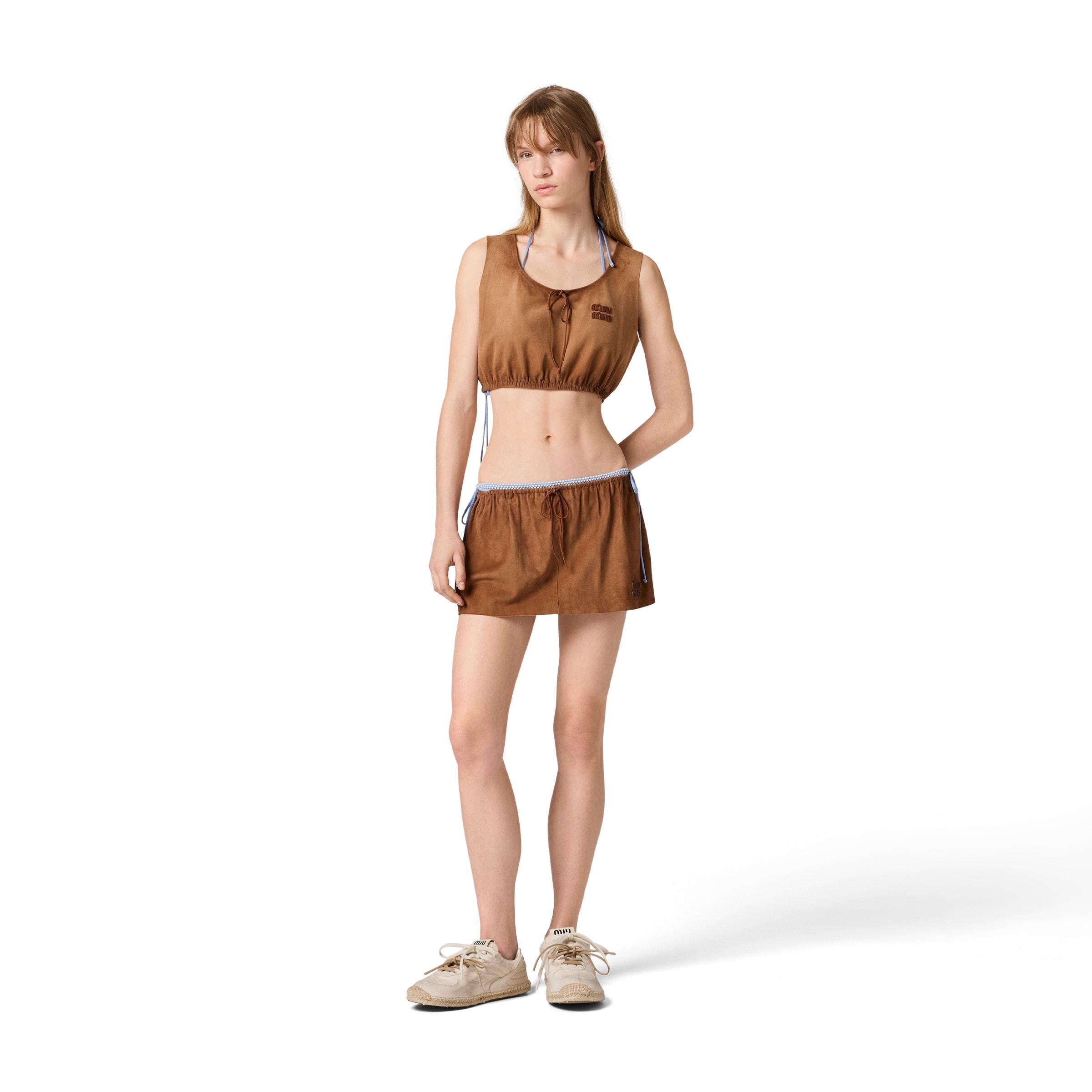 Miu Miu Sleeveless and tank tops for Women | Online Sale up to 33