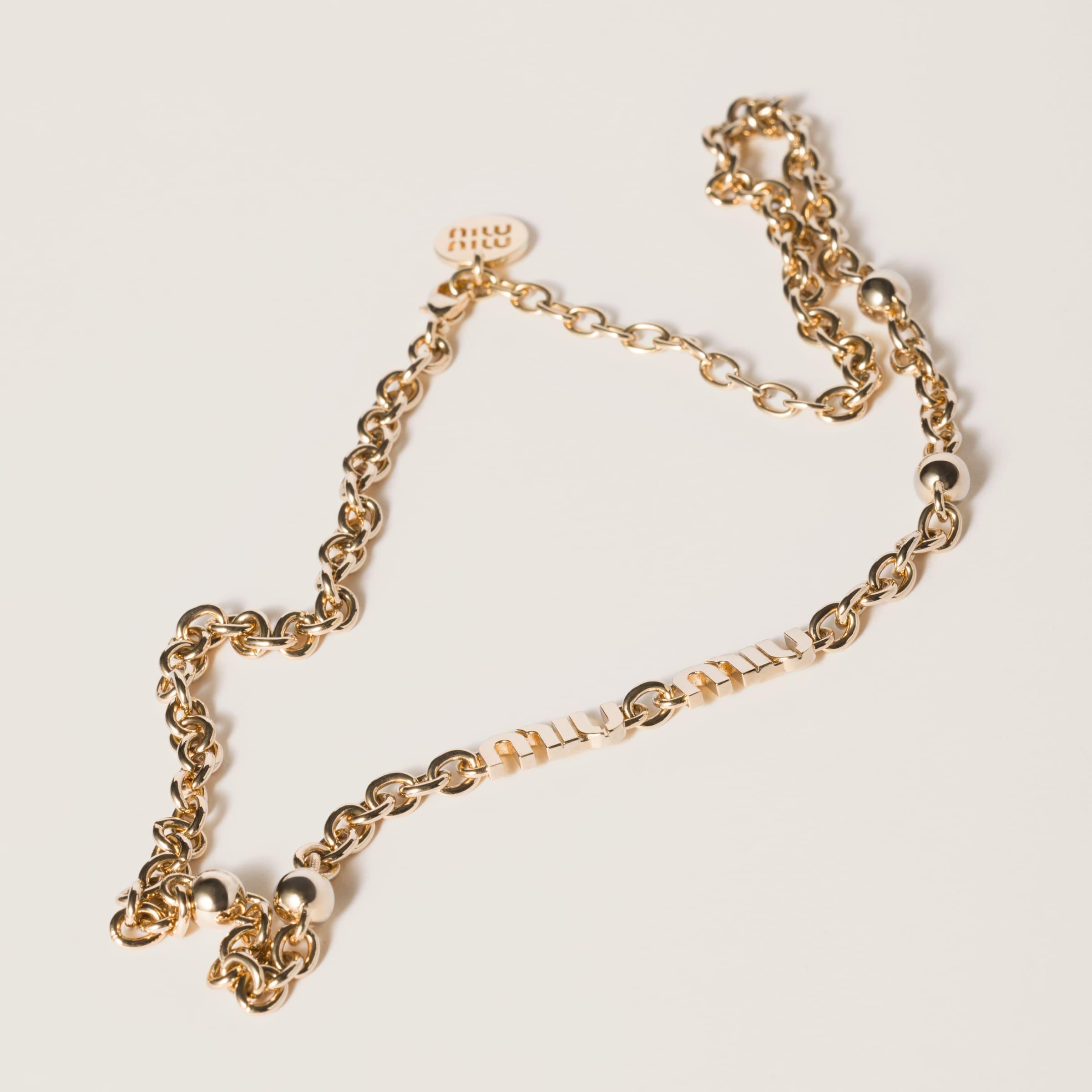Miu Miu Necklaces for Women | Online Sale up to 33% off | Lyst
