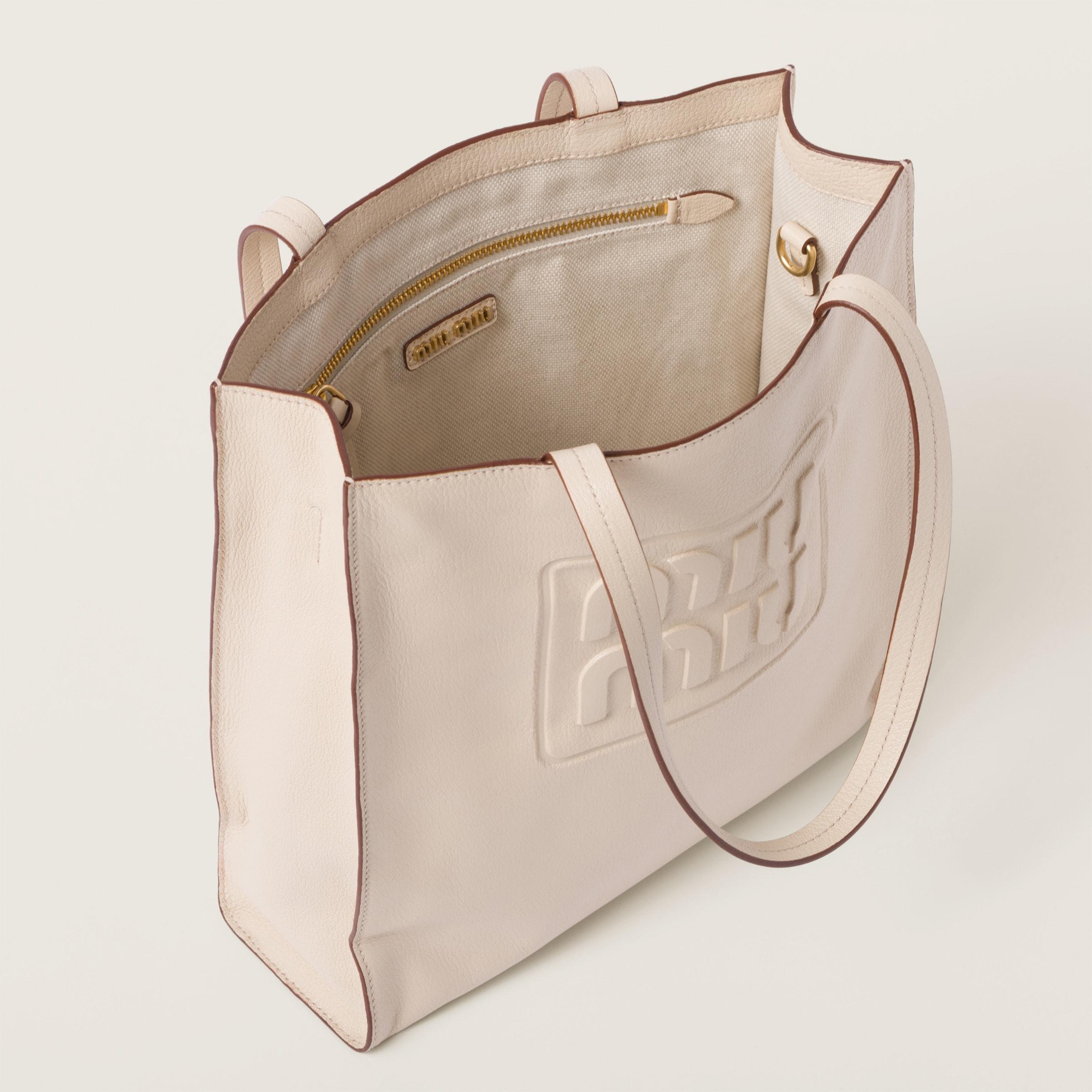 Miu Miu Nappa Leather Shoulder Bag - Farfetch