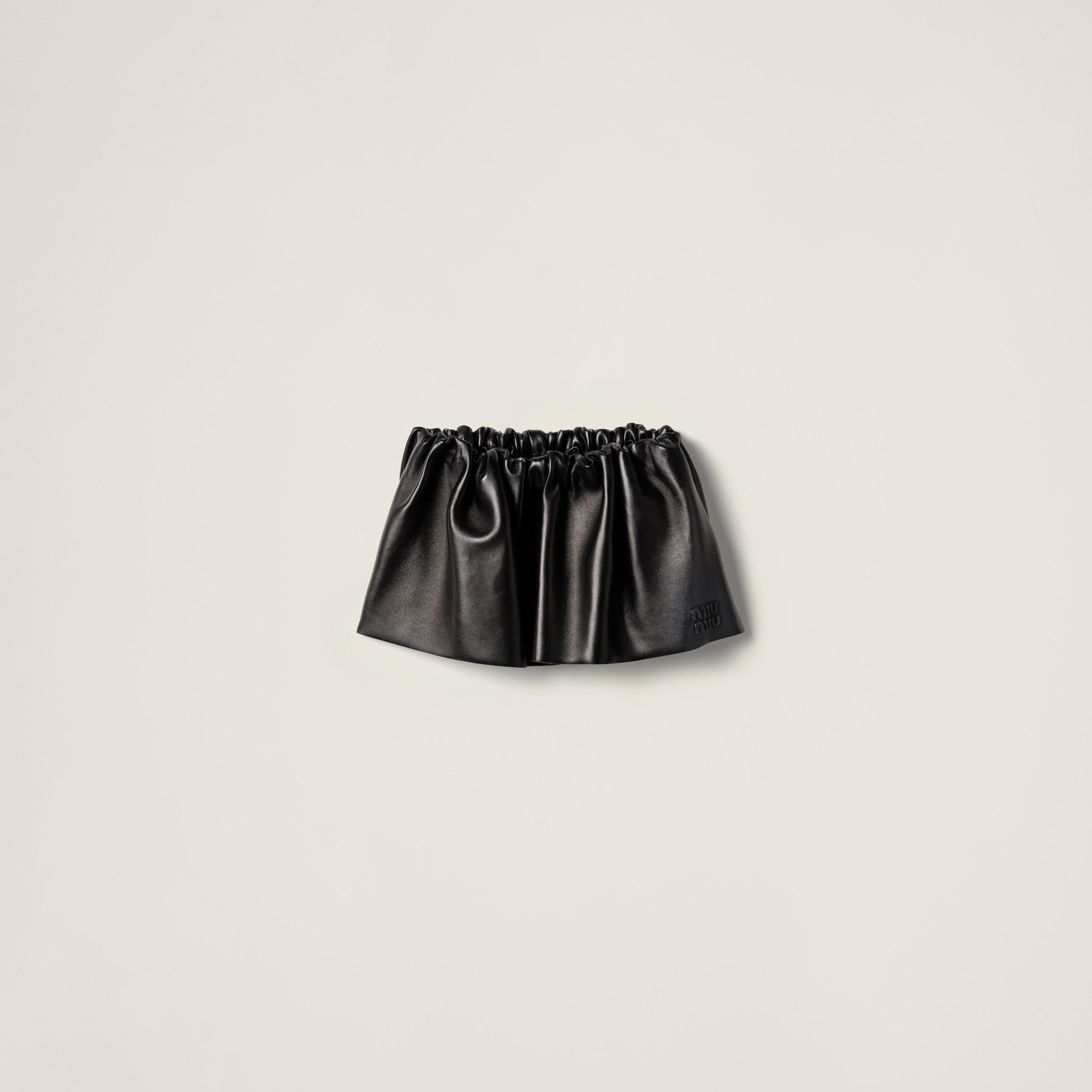 スカート A FERRETTI Plonge nappa skirt Alberta ferretti Plongé nappa skirt available on julian