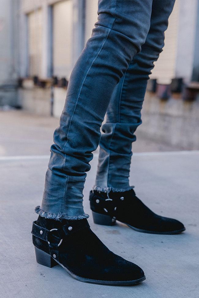 MNML Harness Chelsea Boot in Black for 