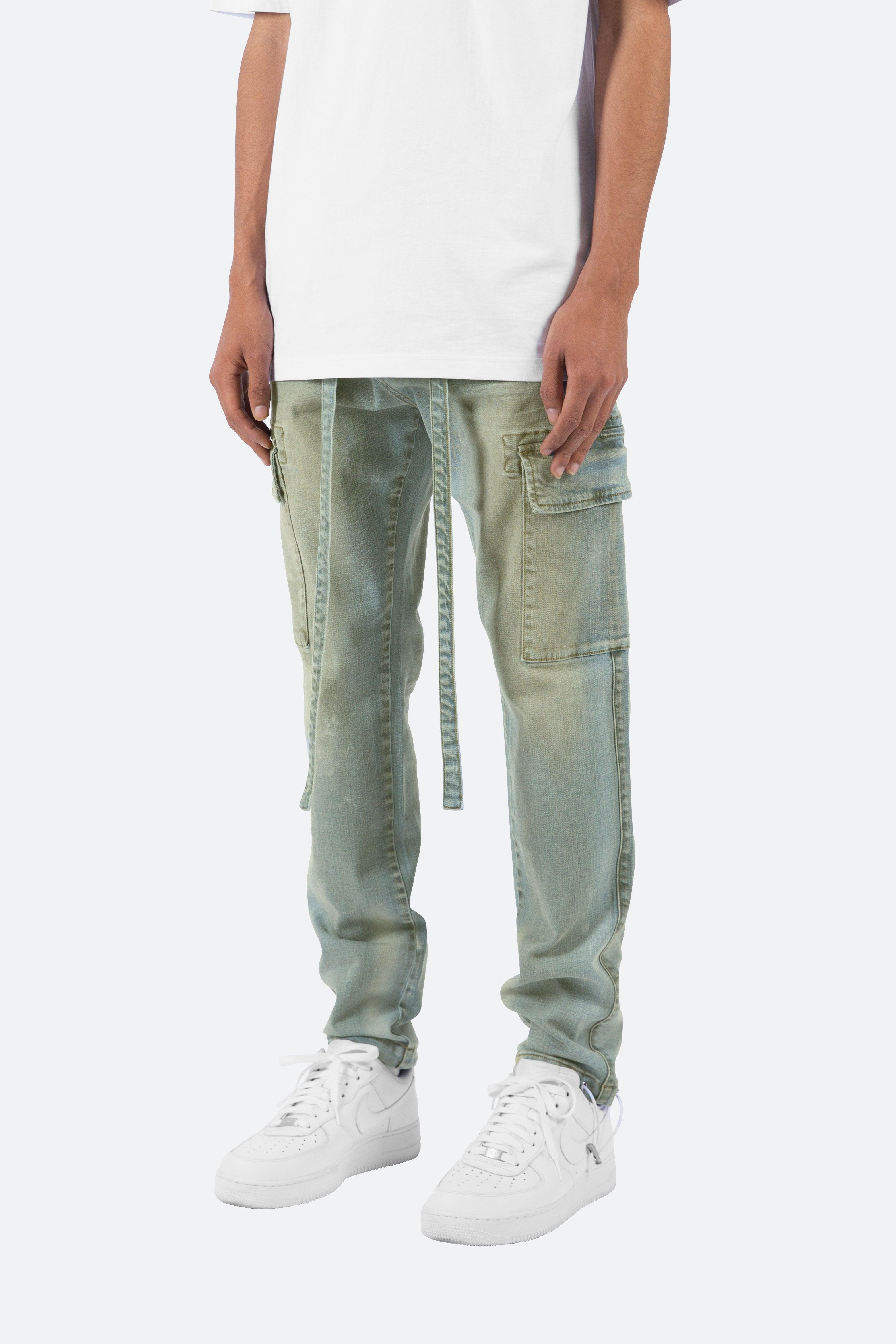 mnml denim cargo pants