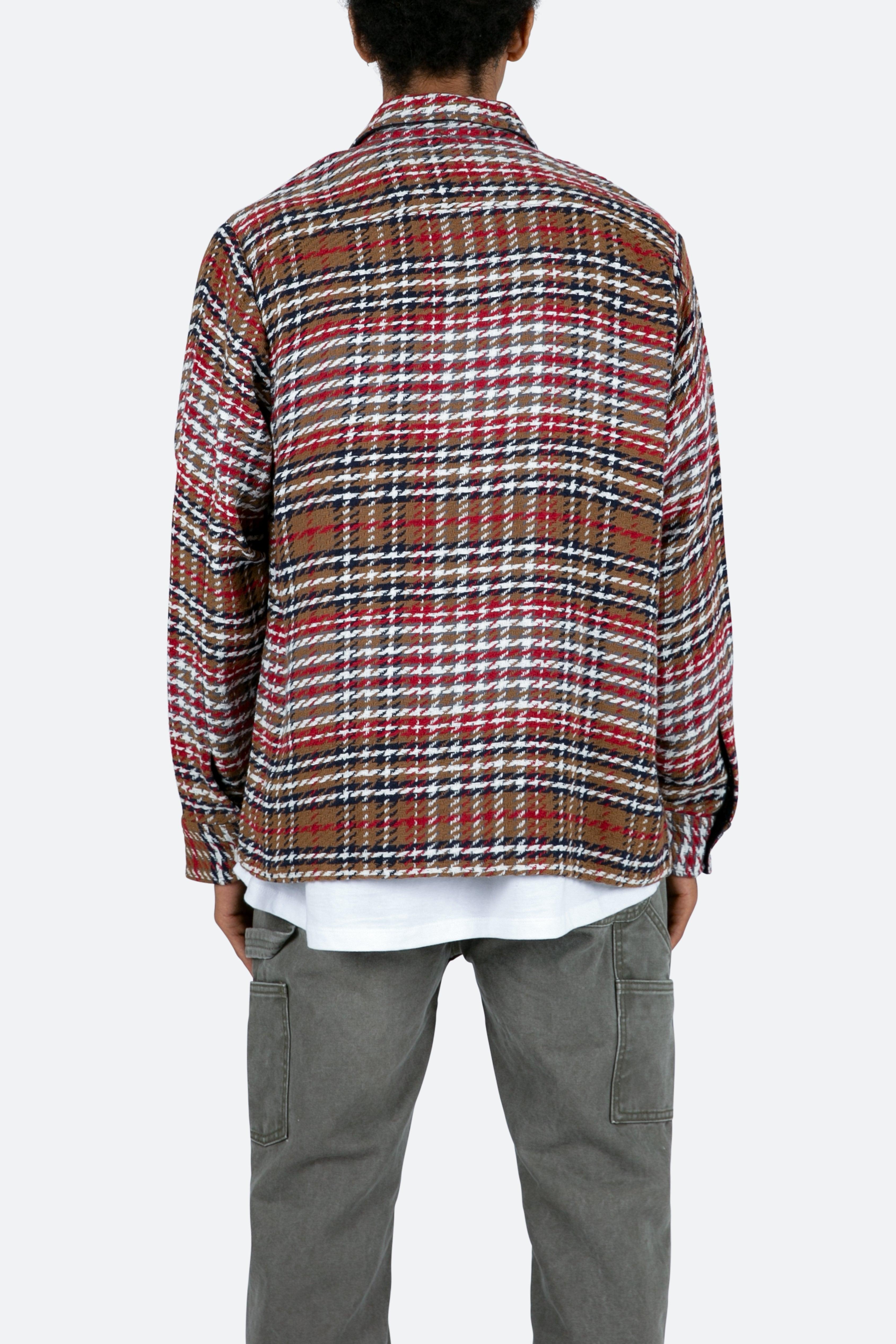 MNML Classic Flannel Shirt in Red for Men | Lyst