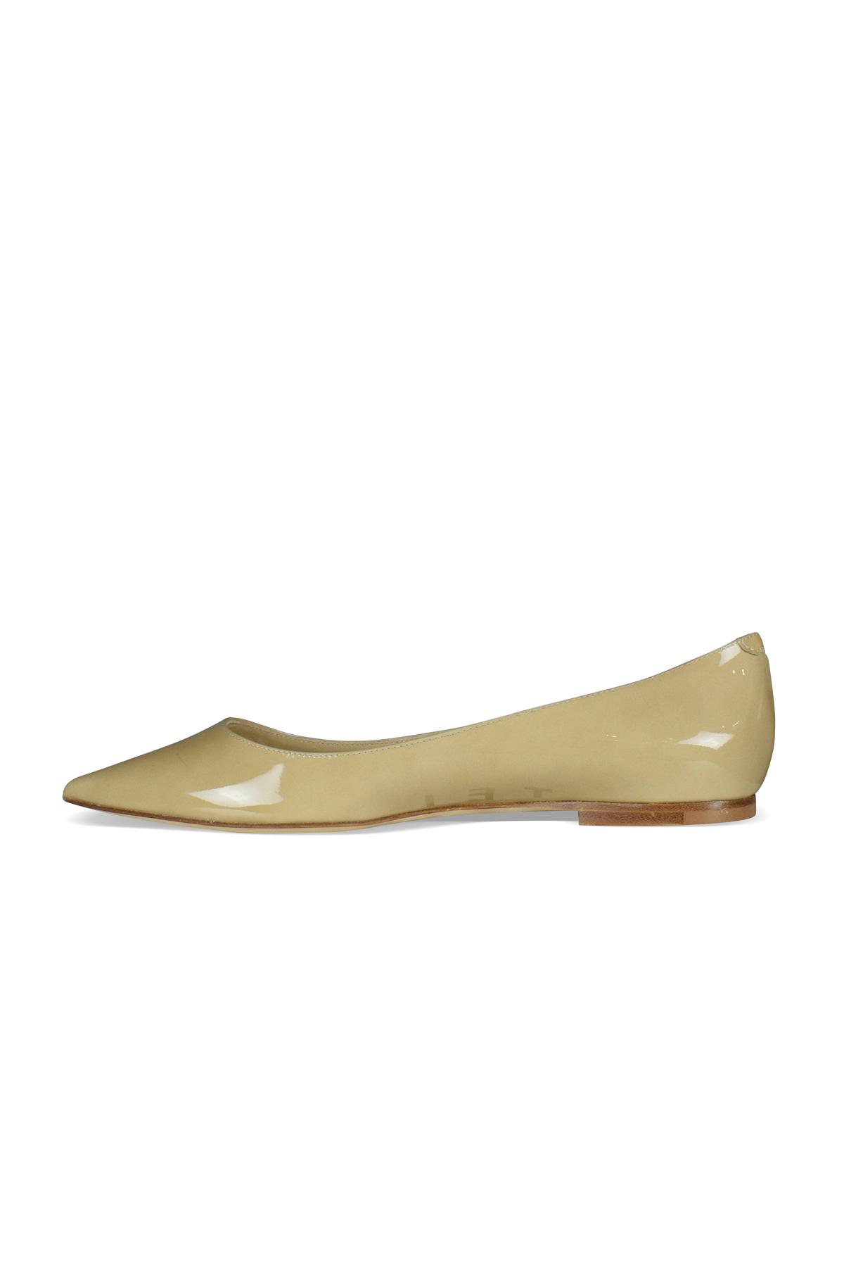 Jimmy Choo Flats Alina in Natural | Lyst