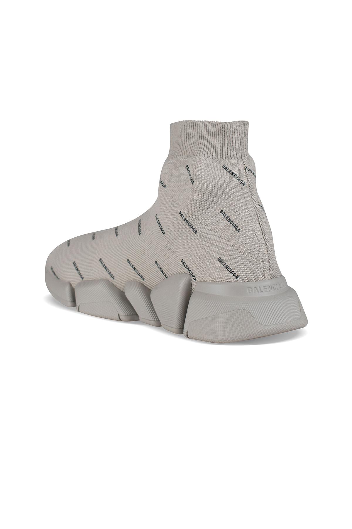 Grey balenciaga speed shop trainer