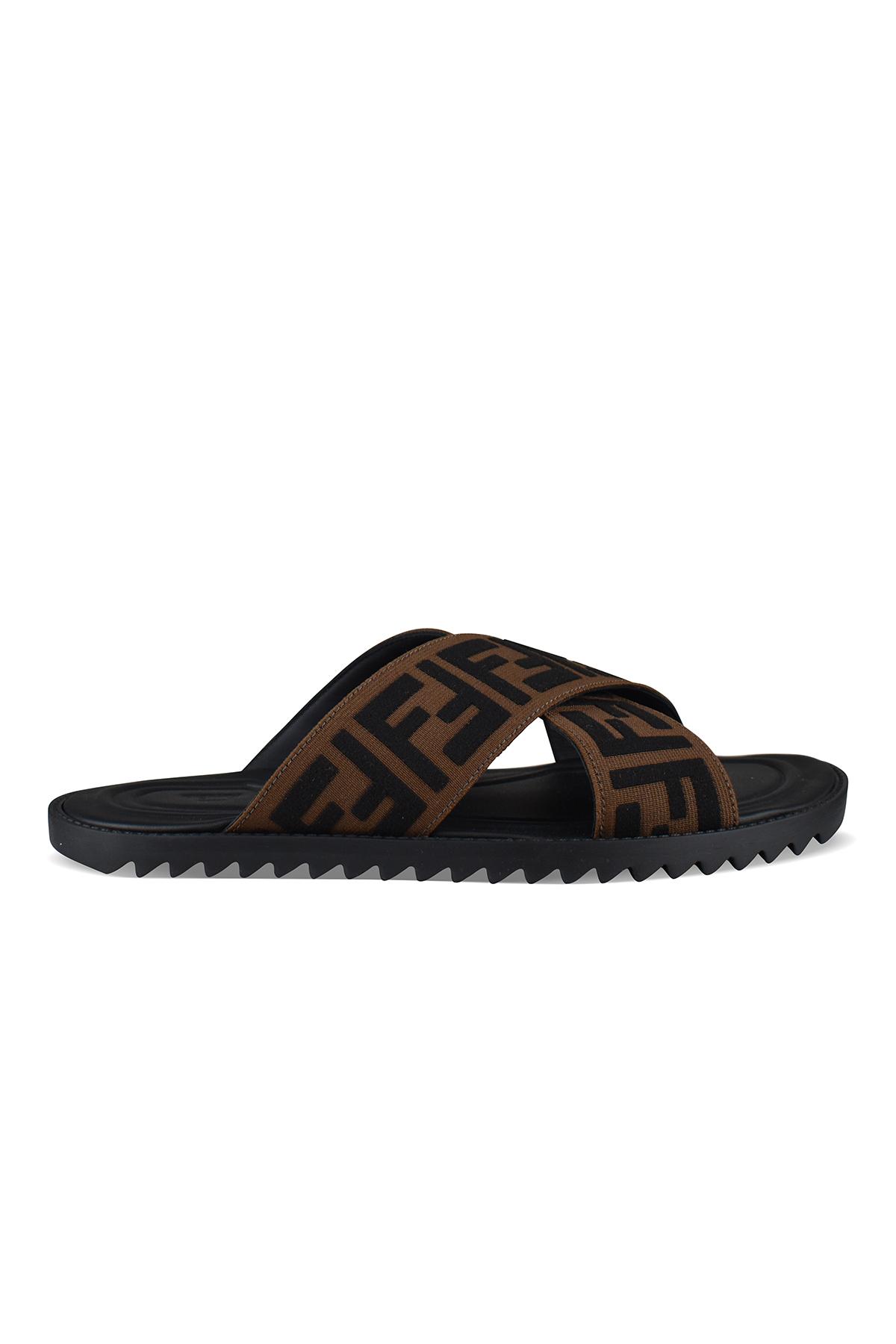 Fendi black best sale sandals