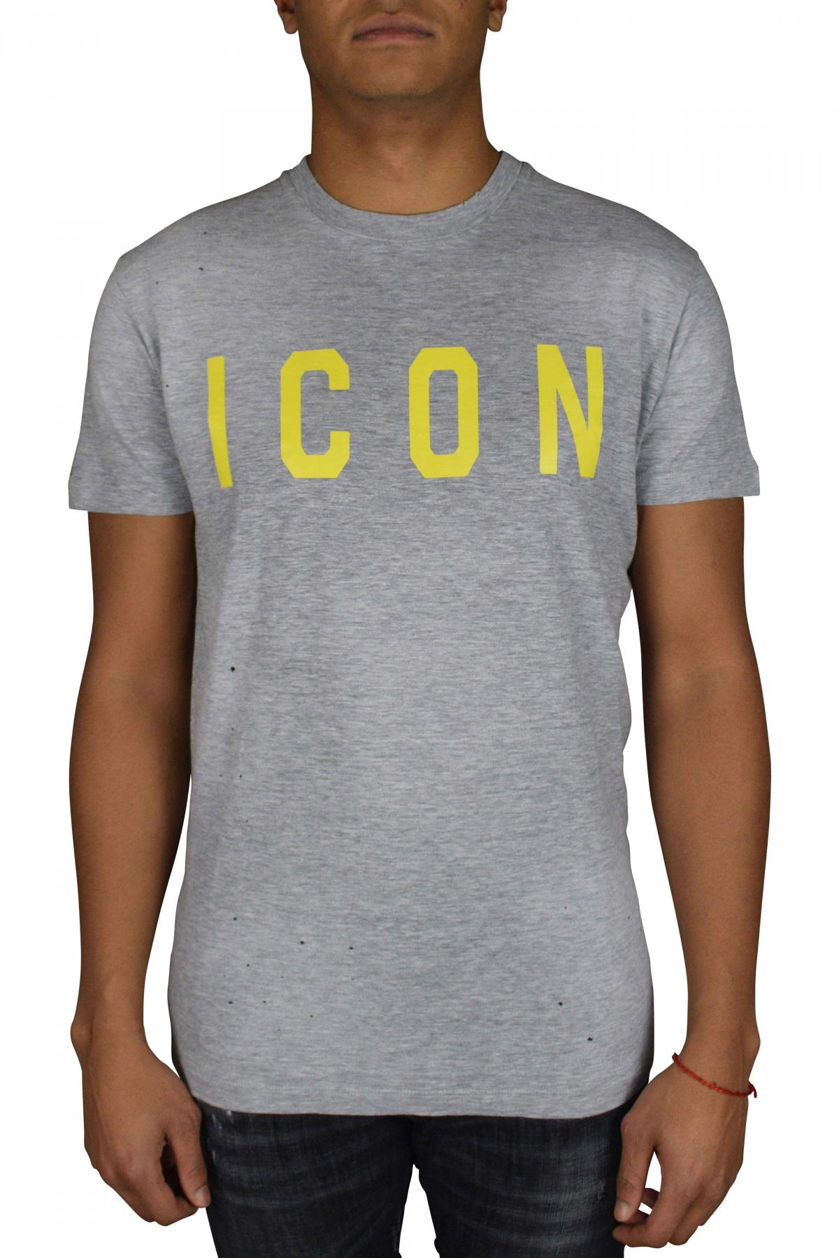 DSquared² Cotton T-shirt Icon in Grey 