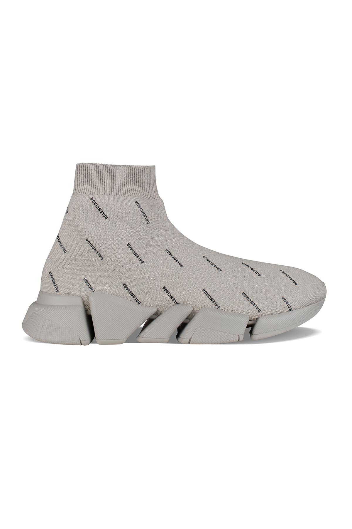 Balenciaga Beige Technical Mesh Speed 2 Sneakers in Grey for Men Lyst UK