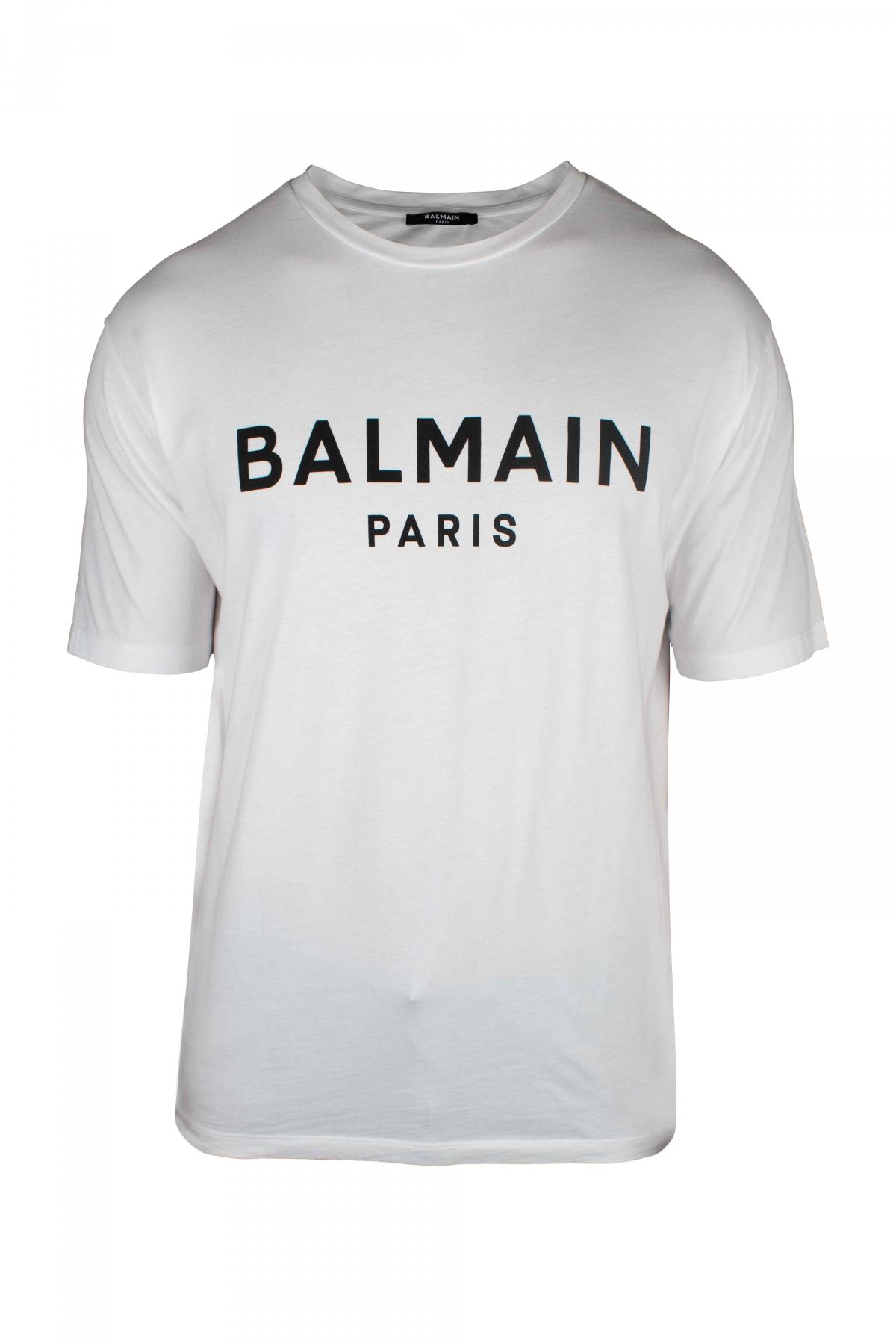 Balmain T-shirt in Gray for Men | Lyst