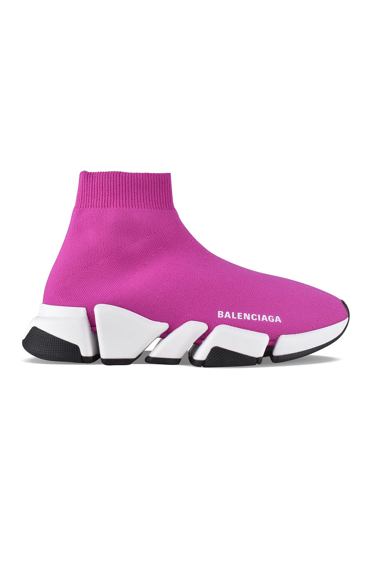 Balenciaga Speed 2 Sneakers in Pink Lyst UK