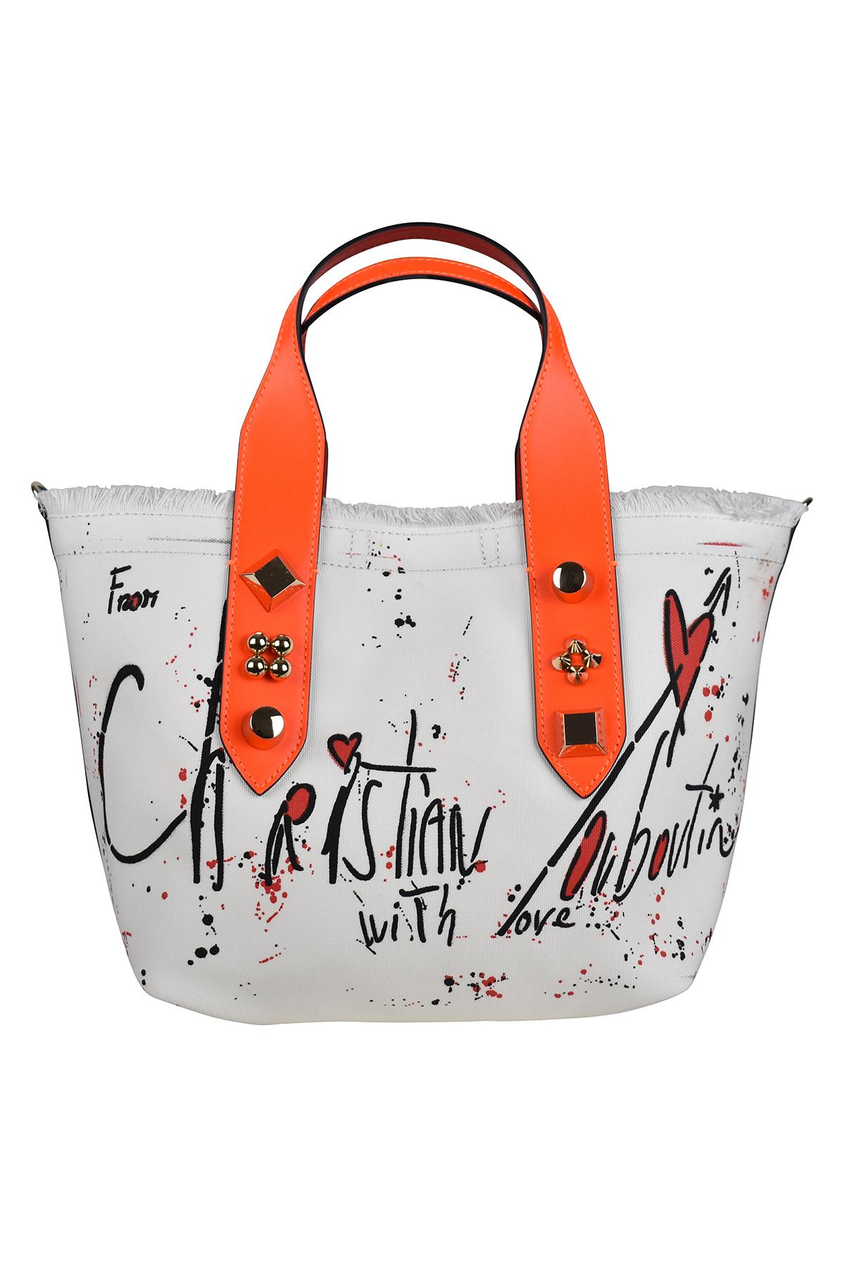 X Rossy De Palma Flamencaba Small Embroidered Tote Bag in Black - Christian  Louboutin