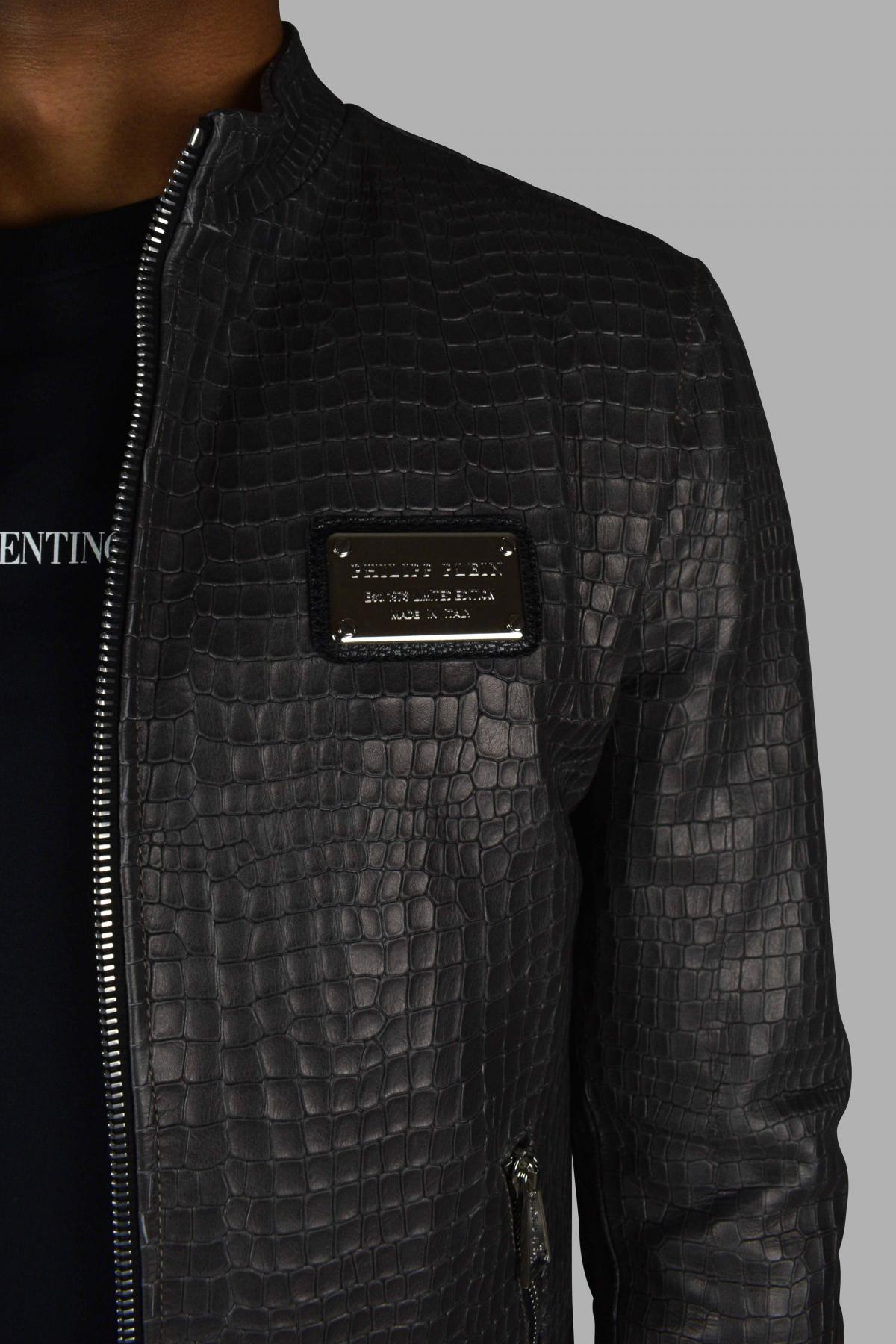 philipp plein croco jacket