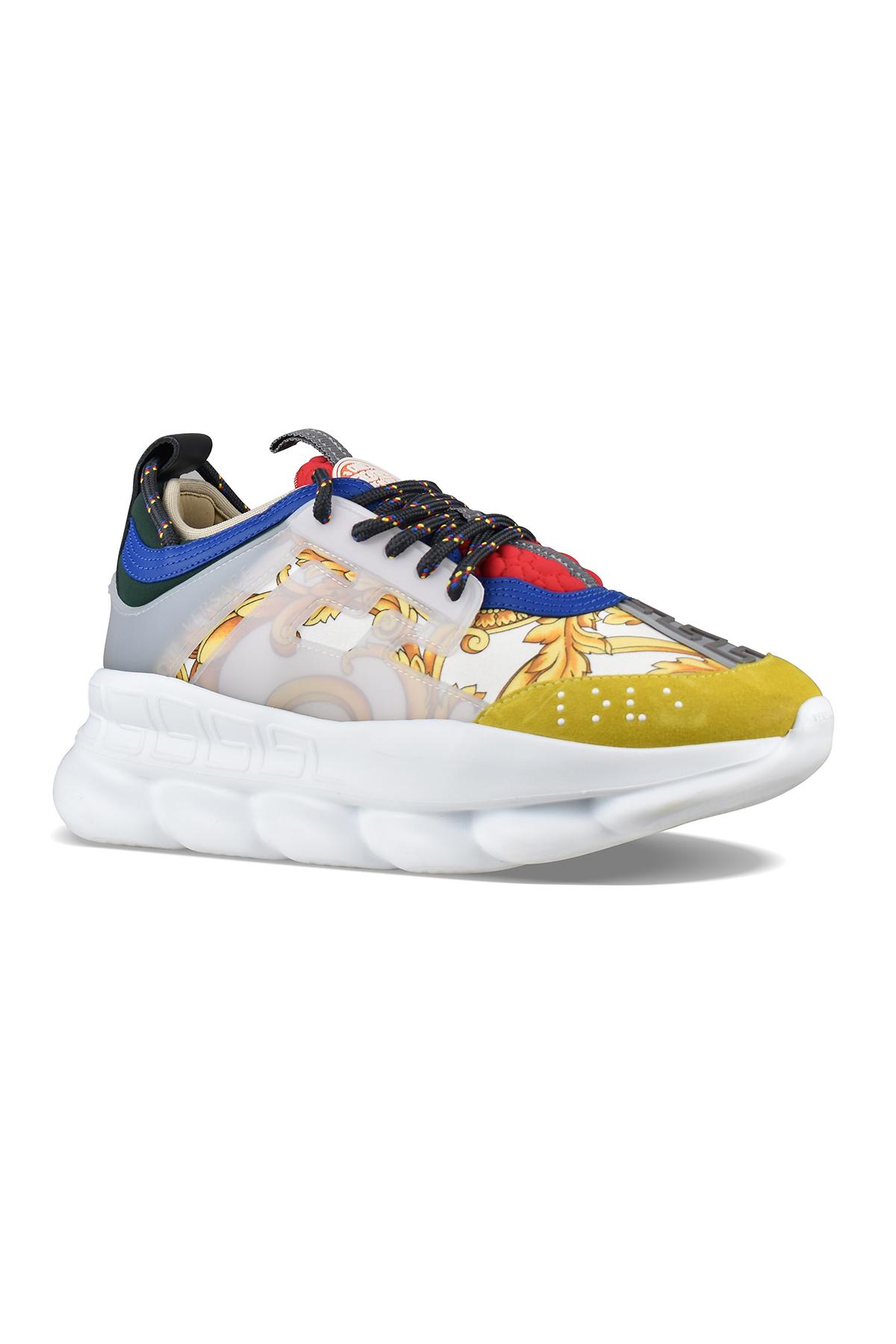 Versace Men's Chain Reaction Caged Sneakers