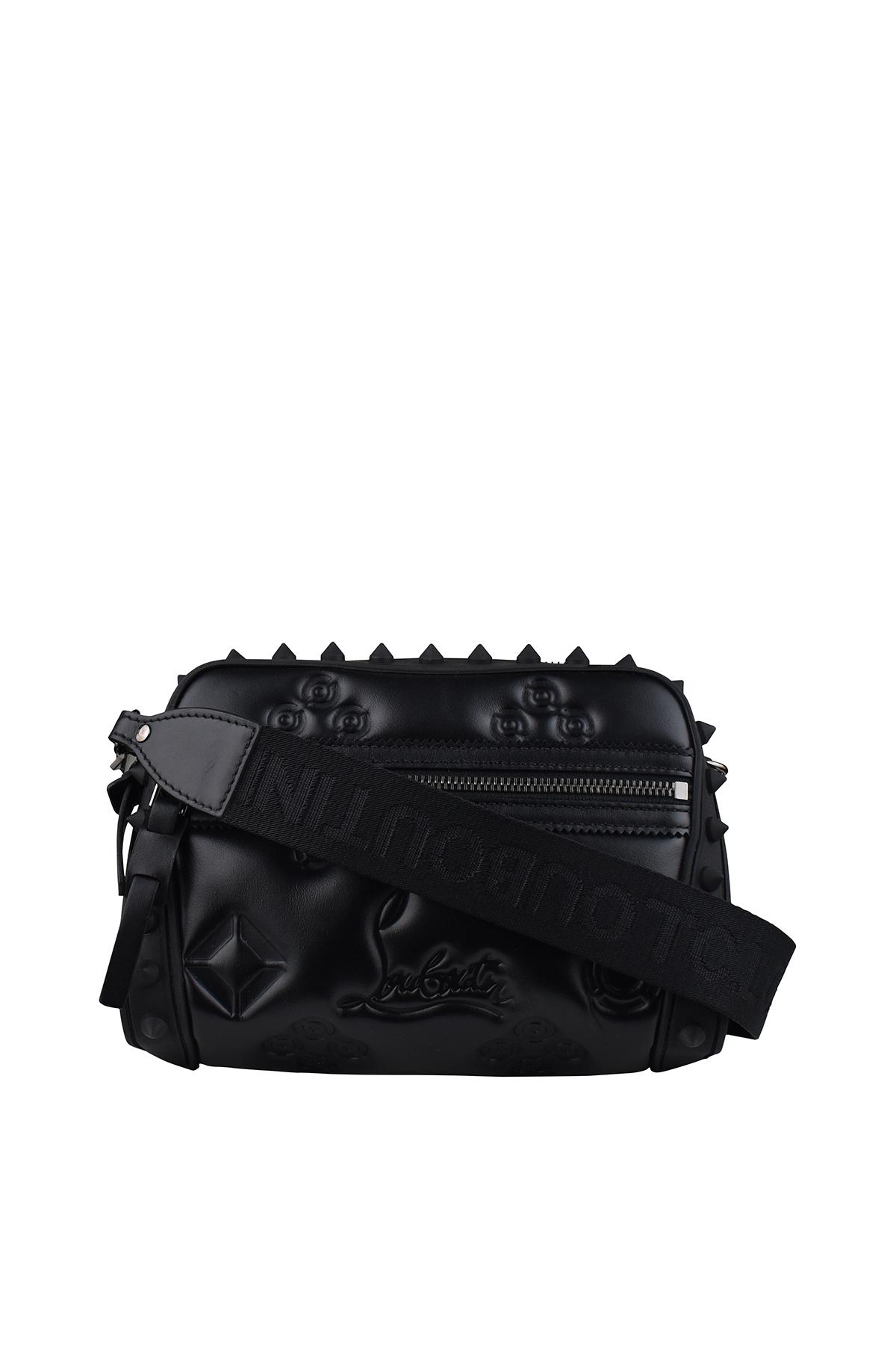 Loubitown leather bag in black - Christian Louboutin | Mytheresa