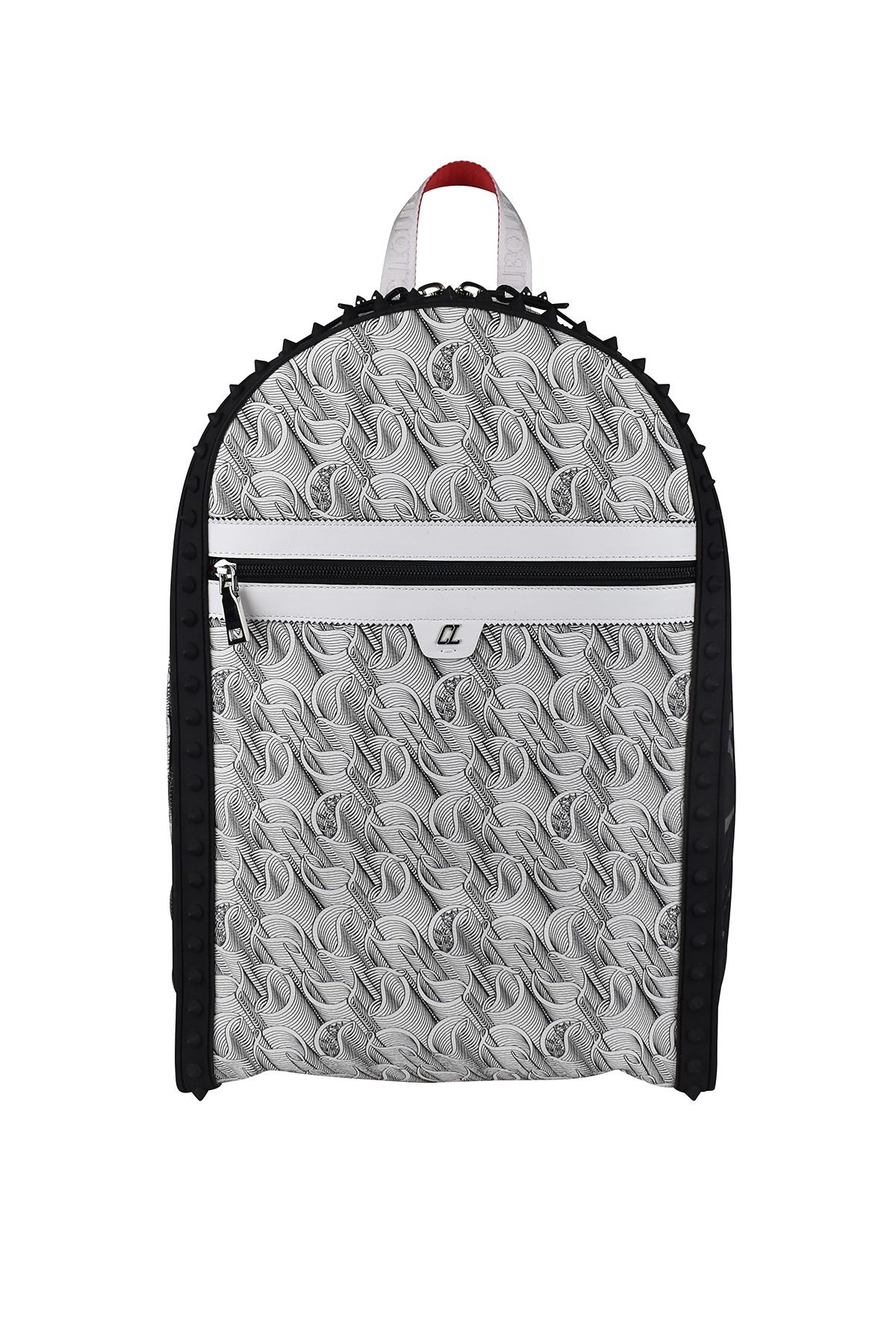Gray Christian Louboutin Backpacks for Men | Lyst