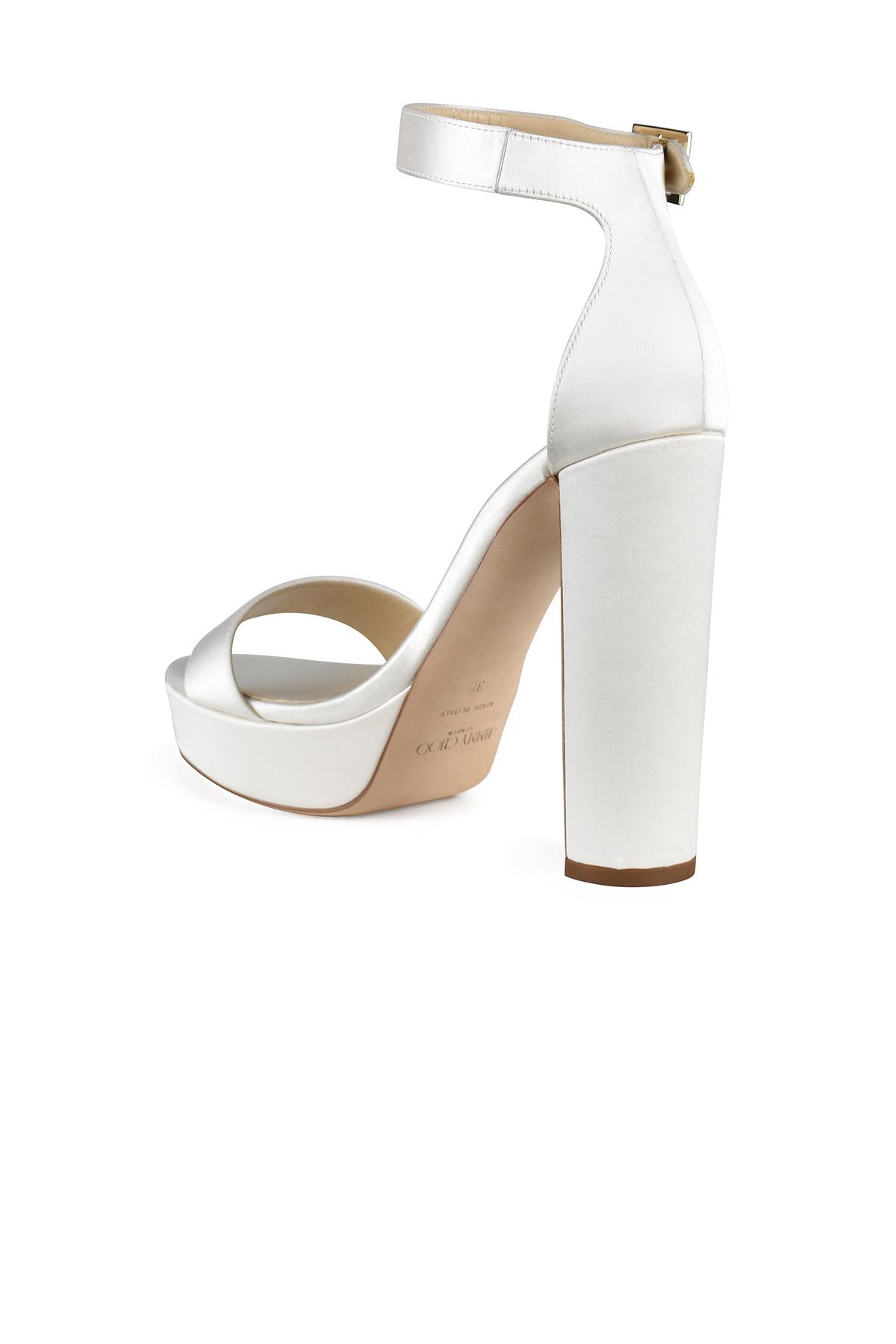 Jimmy Choo Mionne 120 Sandals in White | Lyst