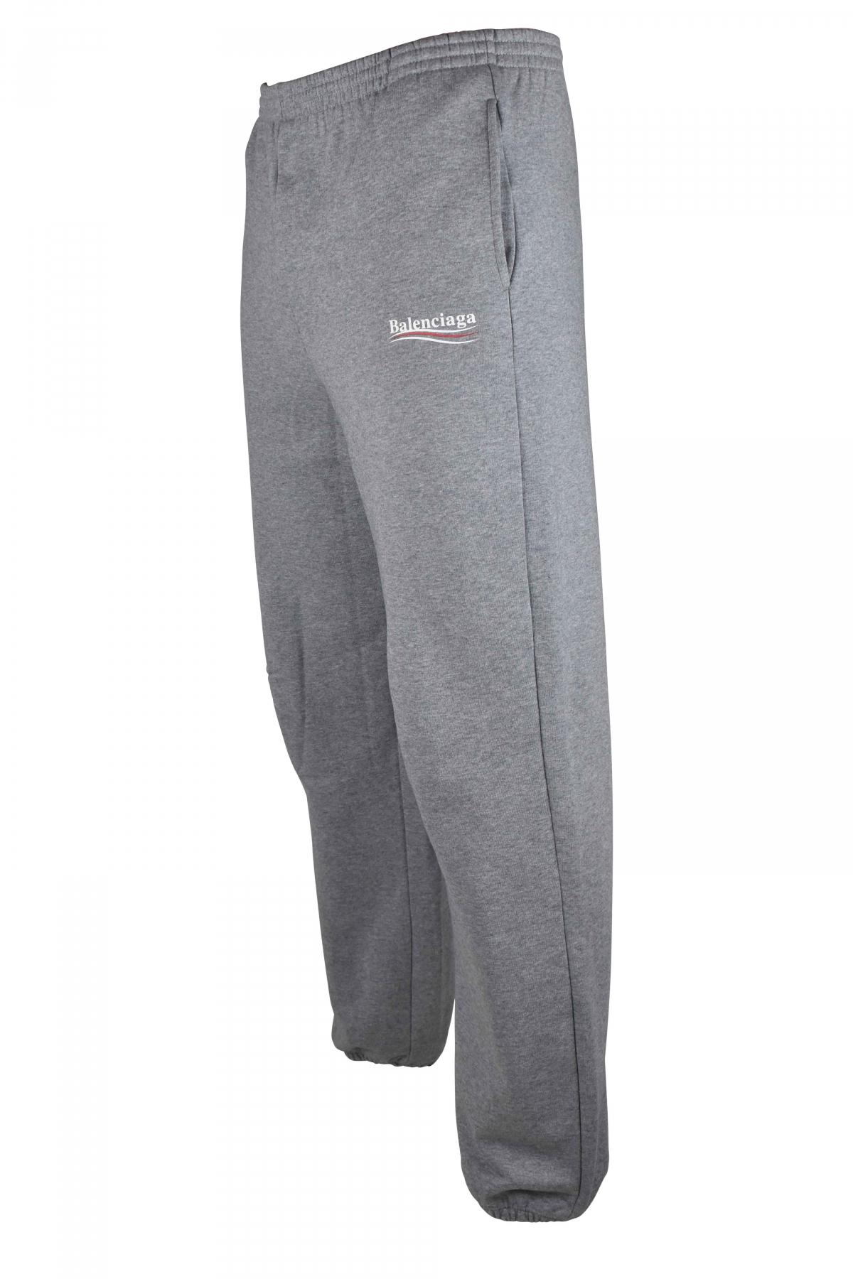 Balenciaga Jogging Pants in Gray | Lyst