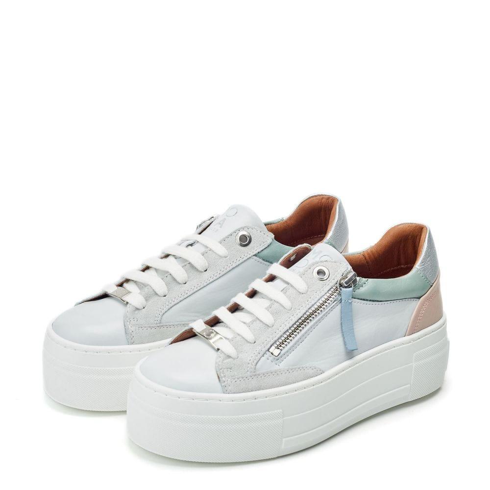 Moda In Pelle Burdock-Cameo Leather in White Lyst UK