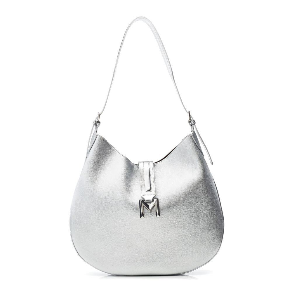 Moda in pelle silver bag hotsell
