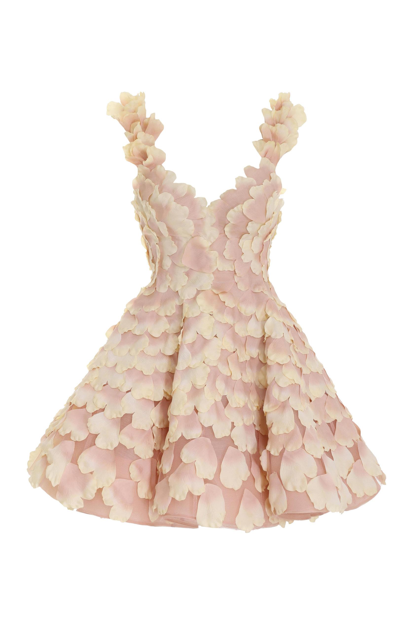 ワンピース ZIMMERMANN Pastel Pink Silk Mini Dress Zimmermann Pink Silk Dress - Long-Sleeve Minidress
