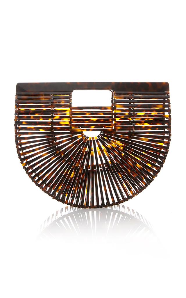 Cult Gaia Small Acrylic Ark Bag in Brown | Lyst