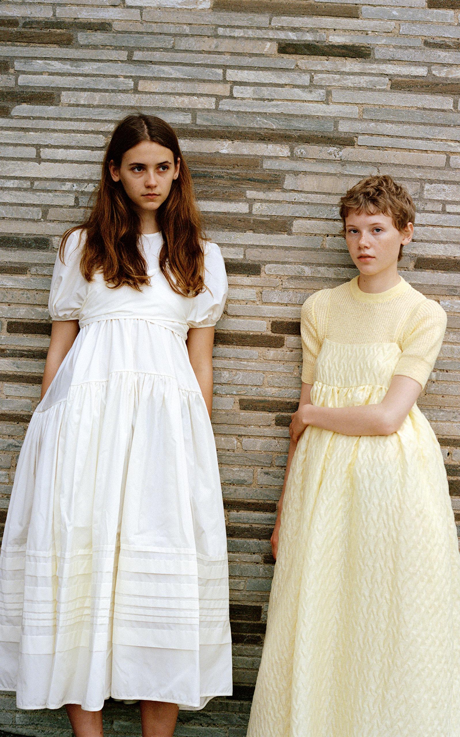 Cecilie bahnsen yellow dress 2025