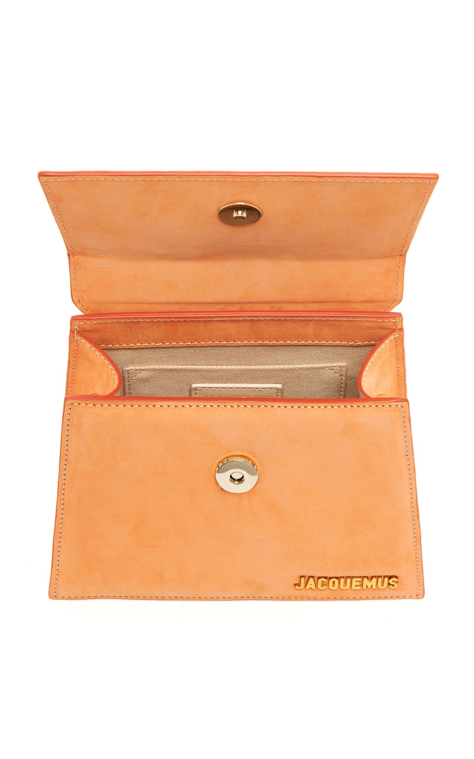 Jacquemus Le Chiquito Noeud Leather Bag in Orange | Lyst