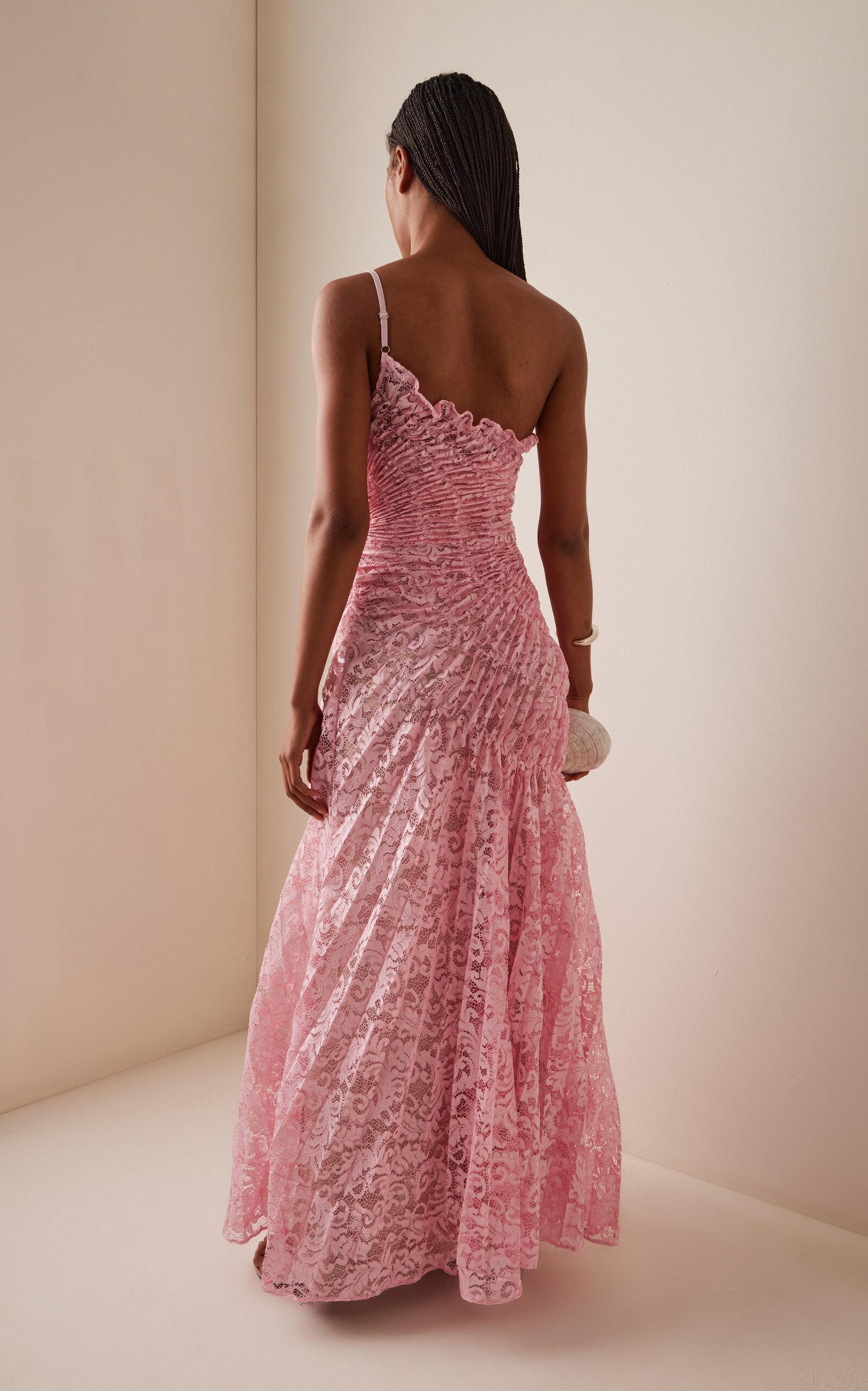 Georgia Hardinge Utopia Lace Maxi Dress in Pink | Lyst Canada Georgia Hardinge Utopia Lace Maxi Dress in Pink | Lyst Canada
