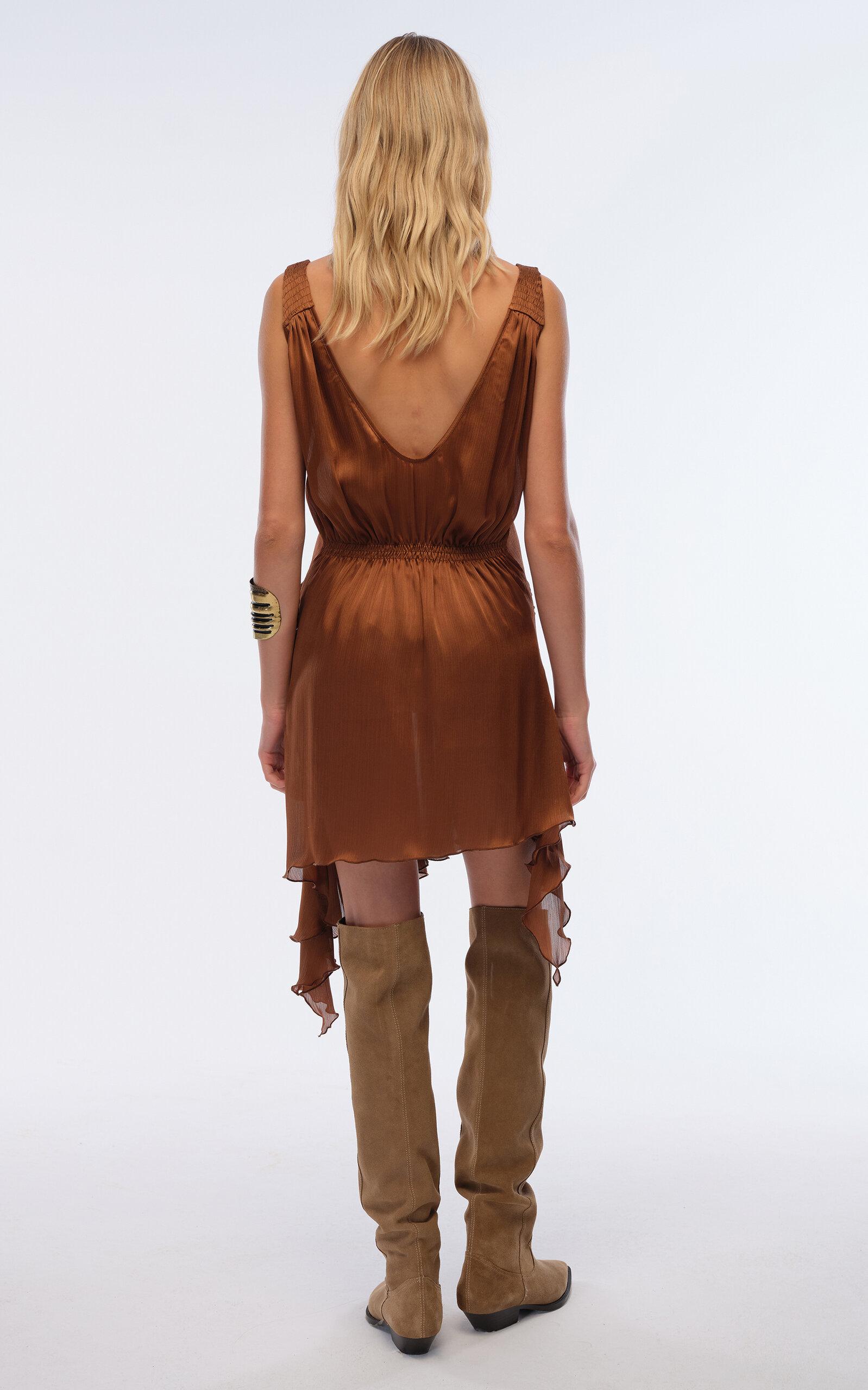 siedrs clemens ruched satin mini dress Siedres Clemens Ruched Satin Mini Dress in Green