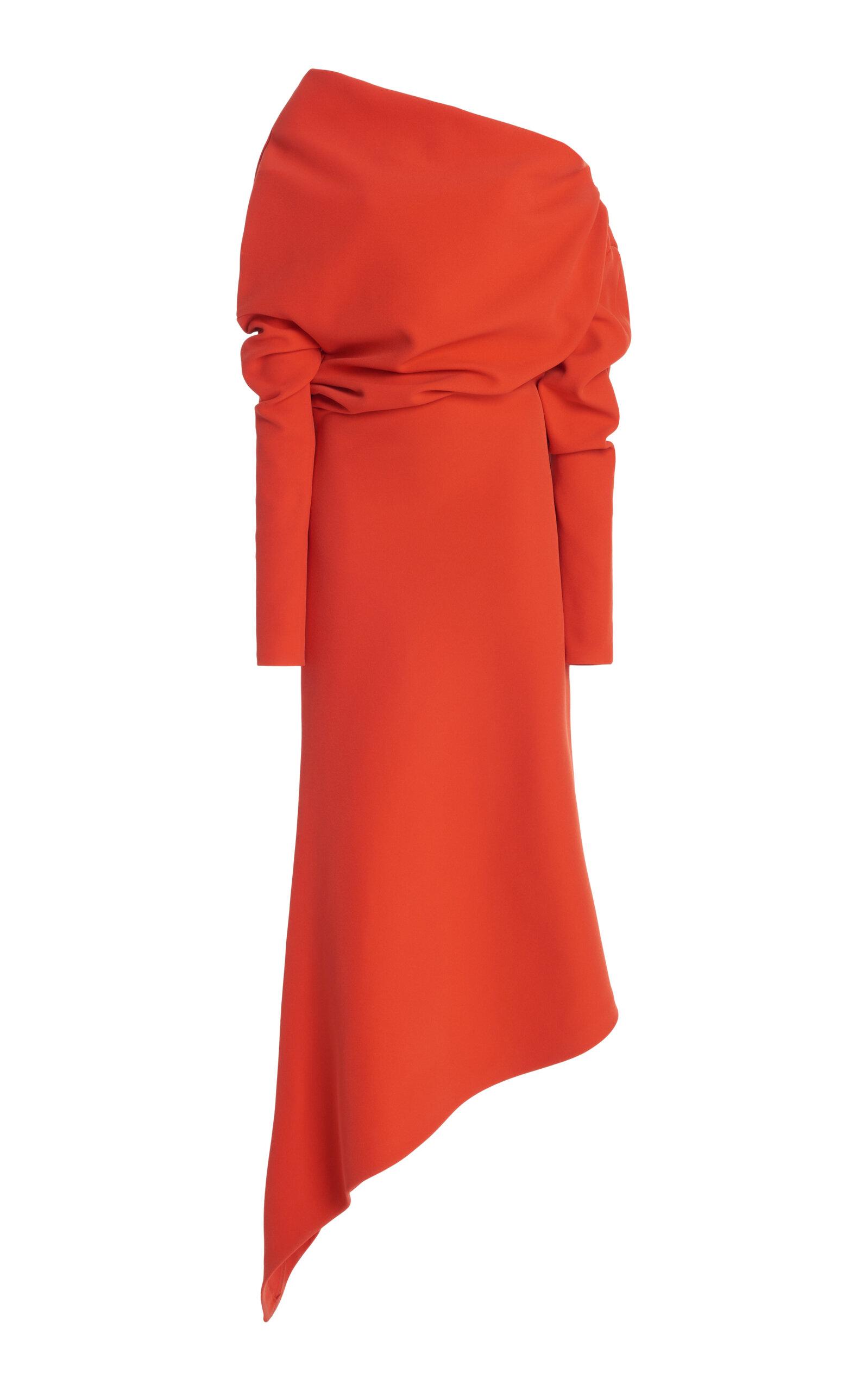 awake mode asymmetric dress A.W.A.K.E. MODE Off Shoulder Asymmetric Dress