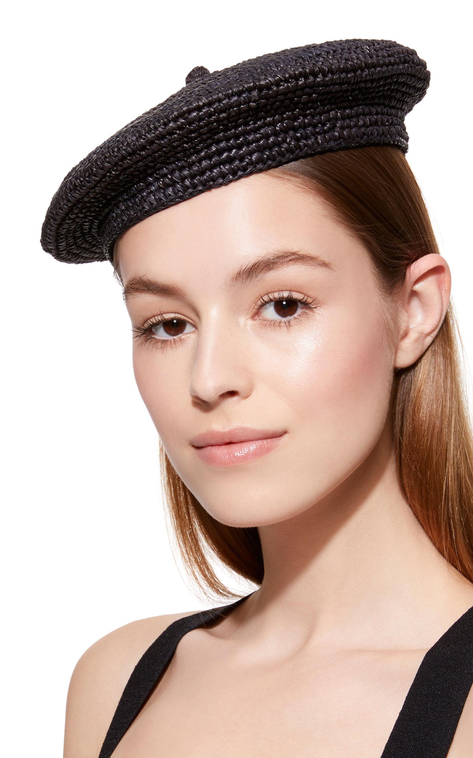Sensi Studio Classic Straw Beret in 
