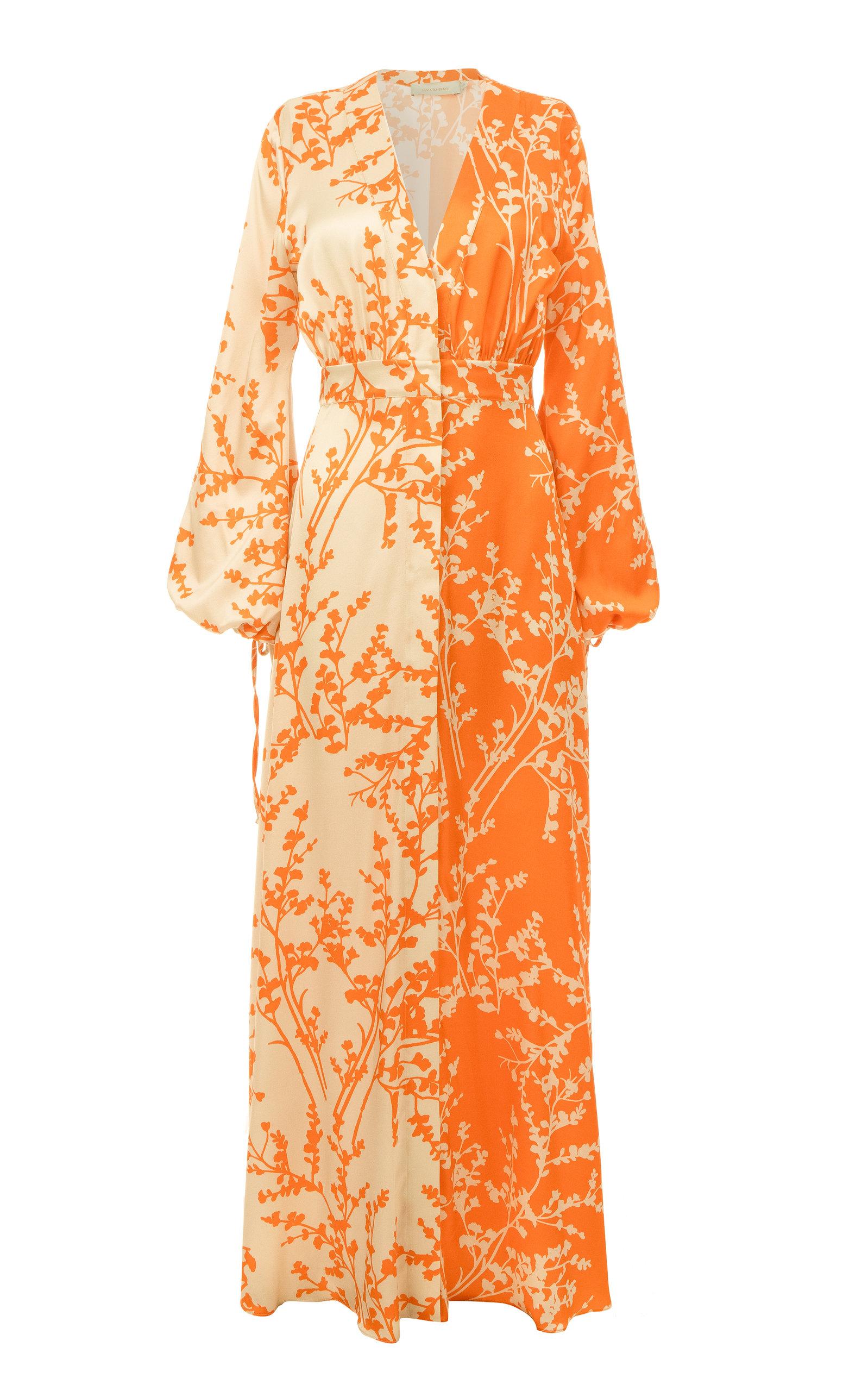 Silvia Tcherassi Yuna Printed Silk Maxi 