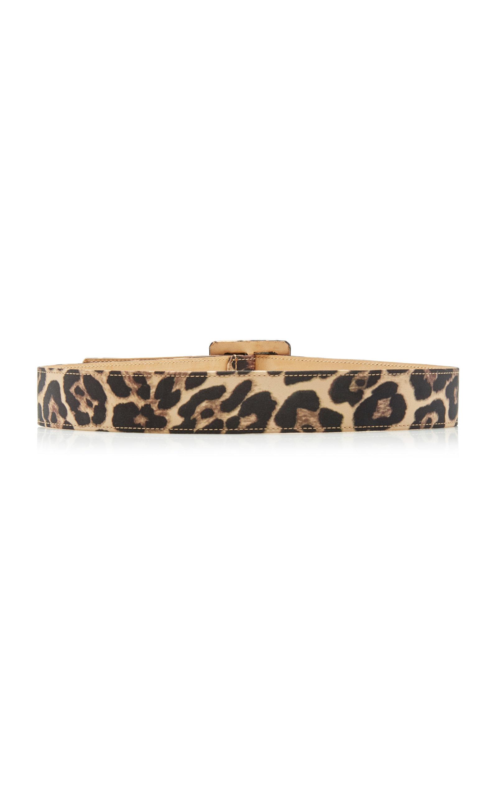 veronica beard leopard belt