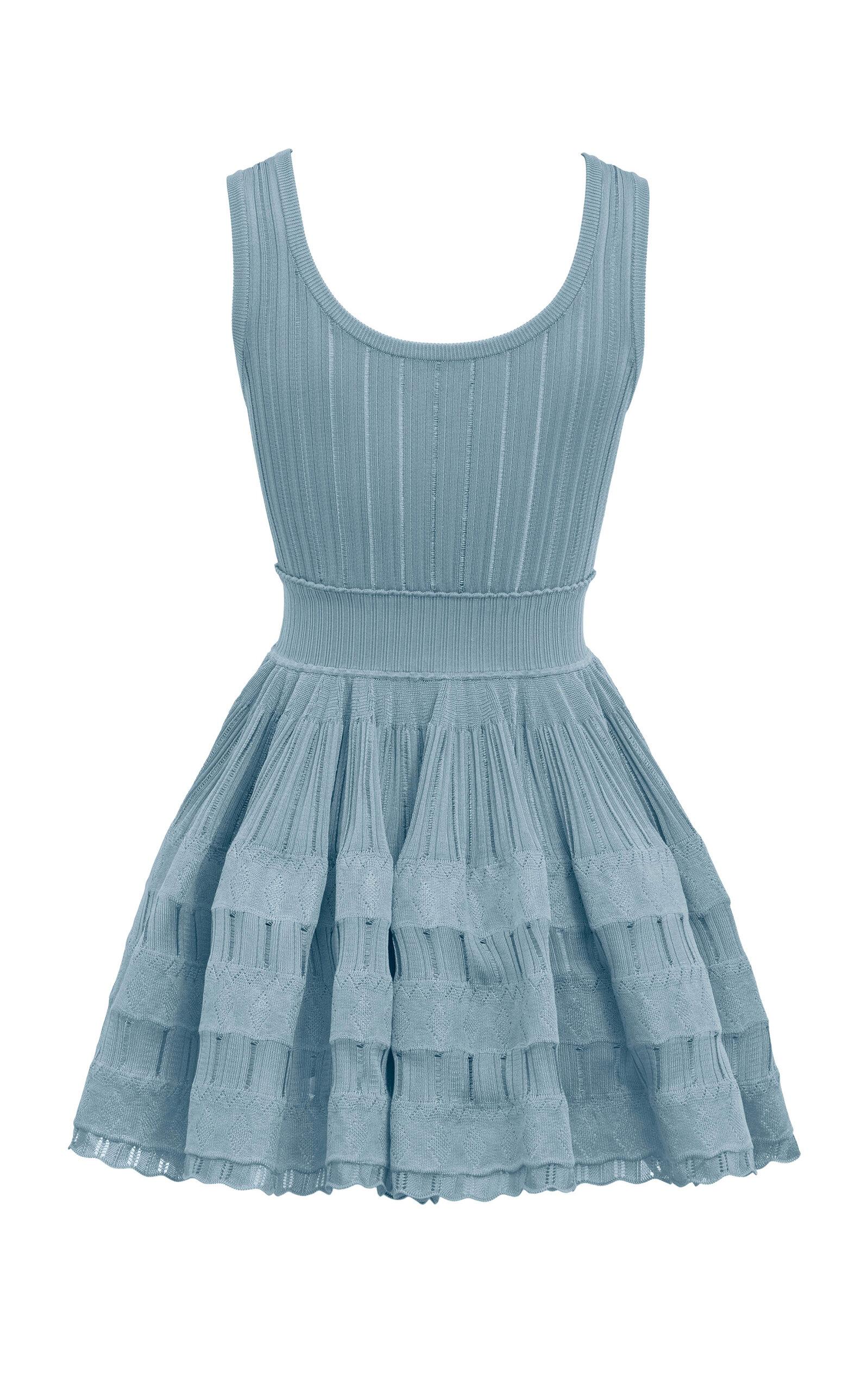 alaia blue dress Alaia Pleated Gown main image 0