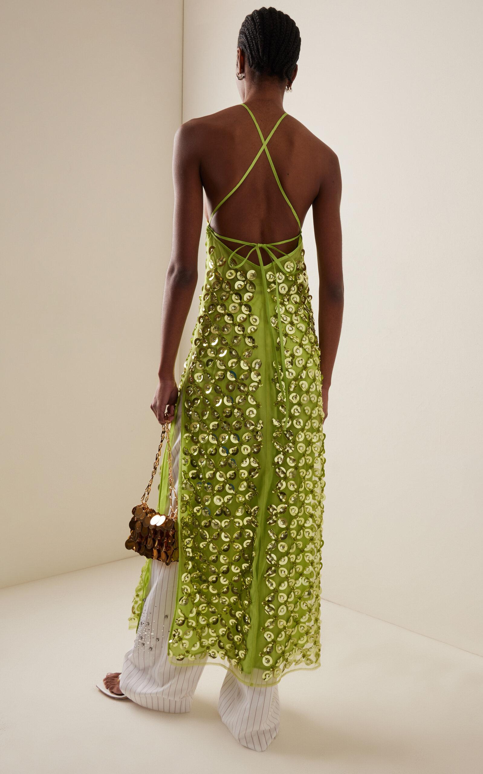 slim fit dress slacks Des Phemmes Green Boucle Crop Vest main image 1