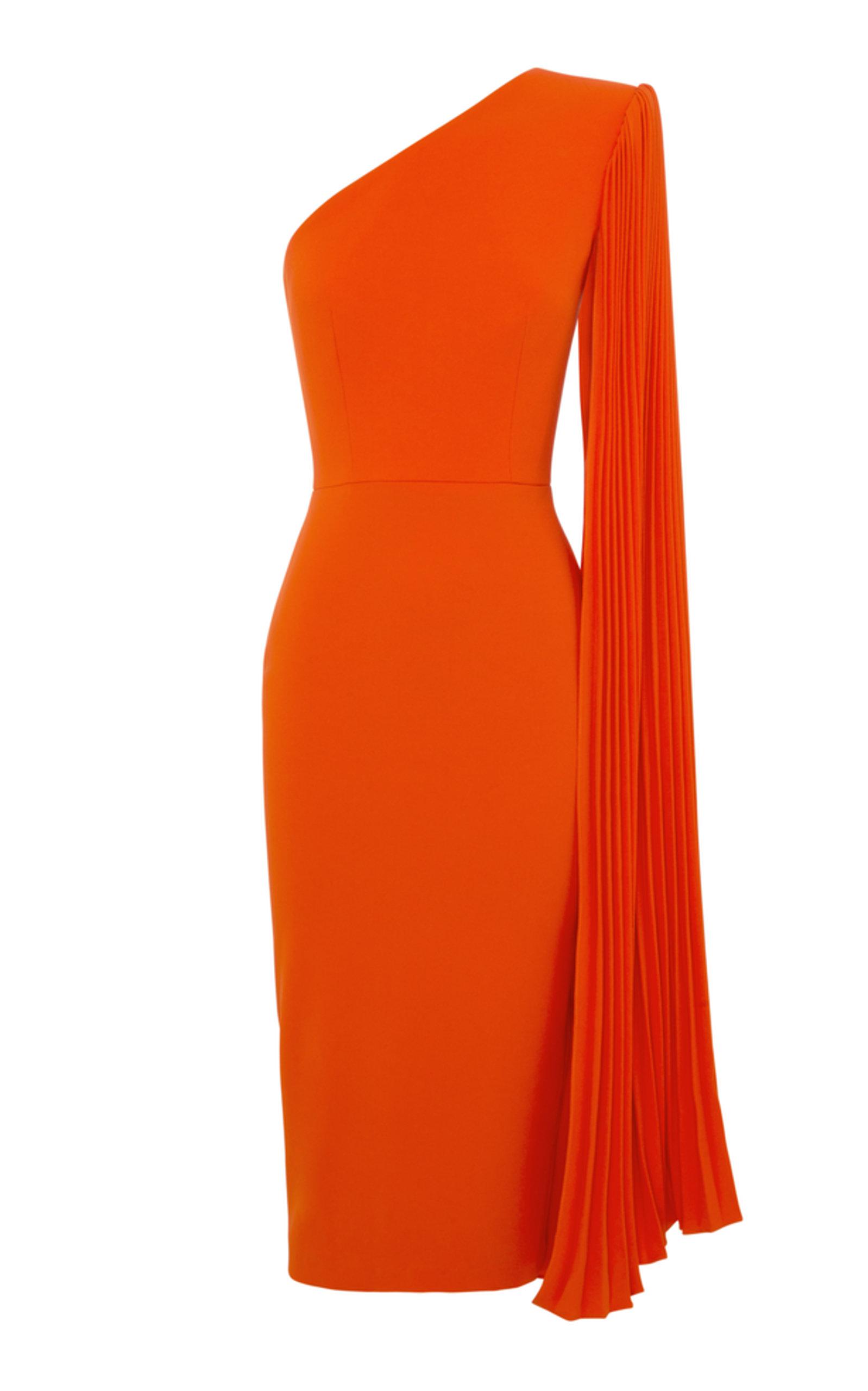 Alex Perry Lorin One Shoulder Lady Dress in Orange | Lyst