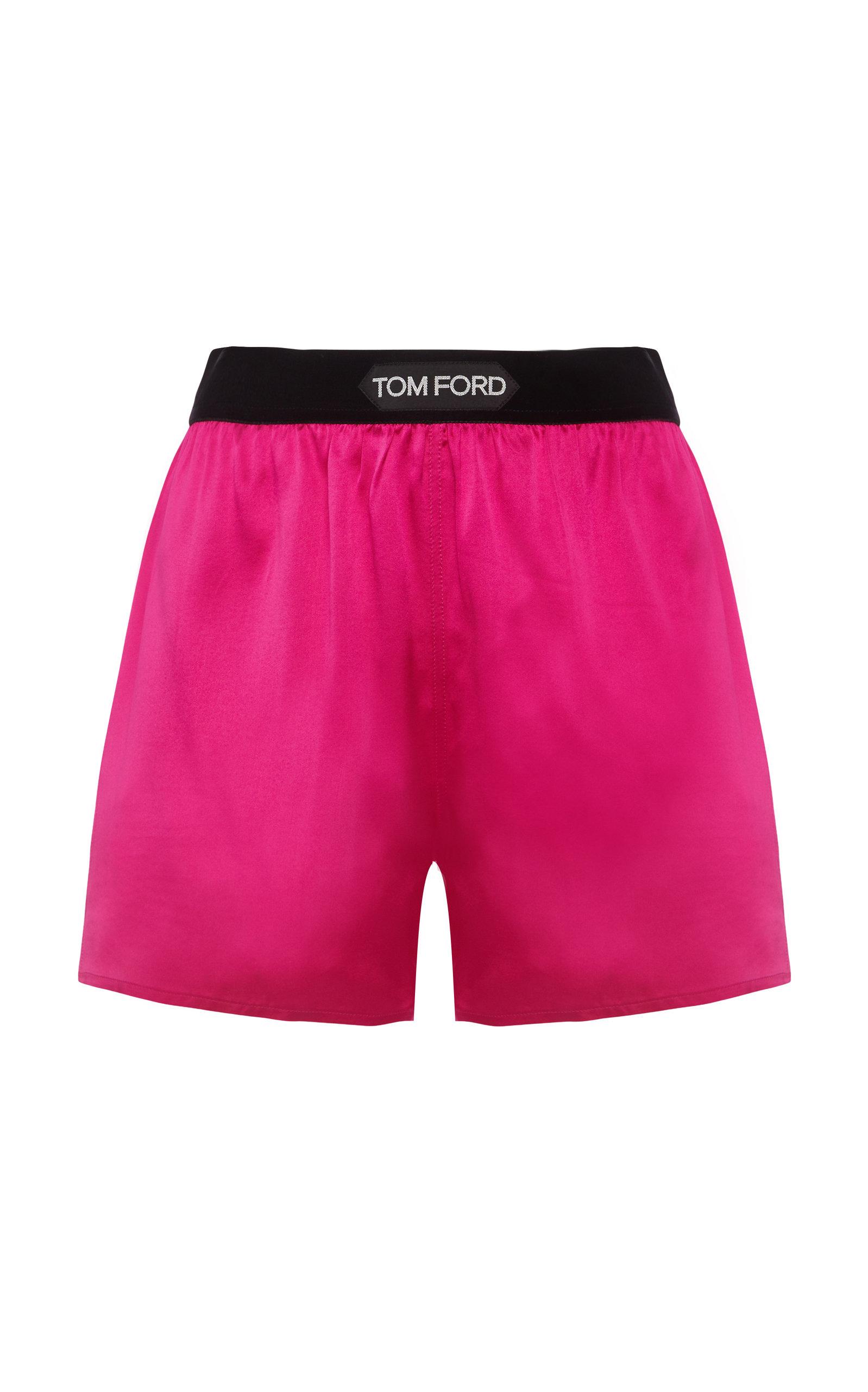 Tom Ford Logo-print Stretch-silk Pajama 