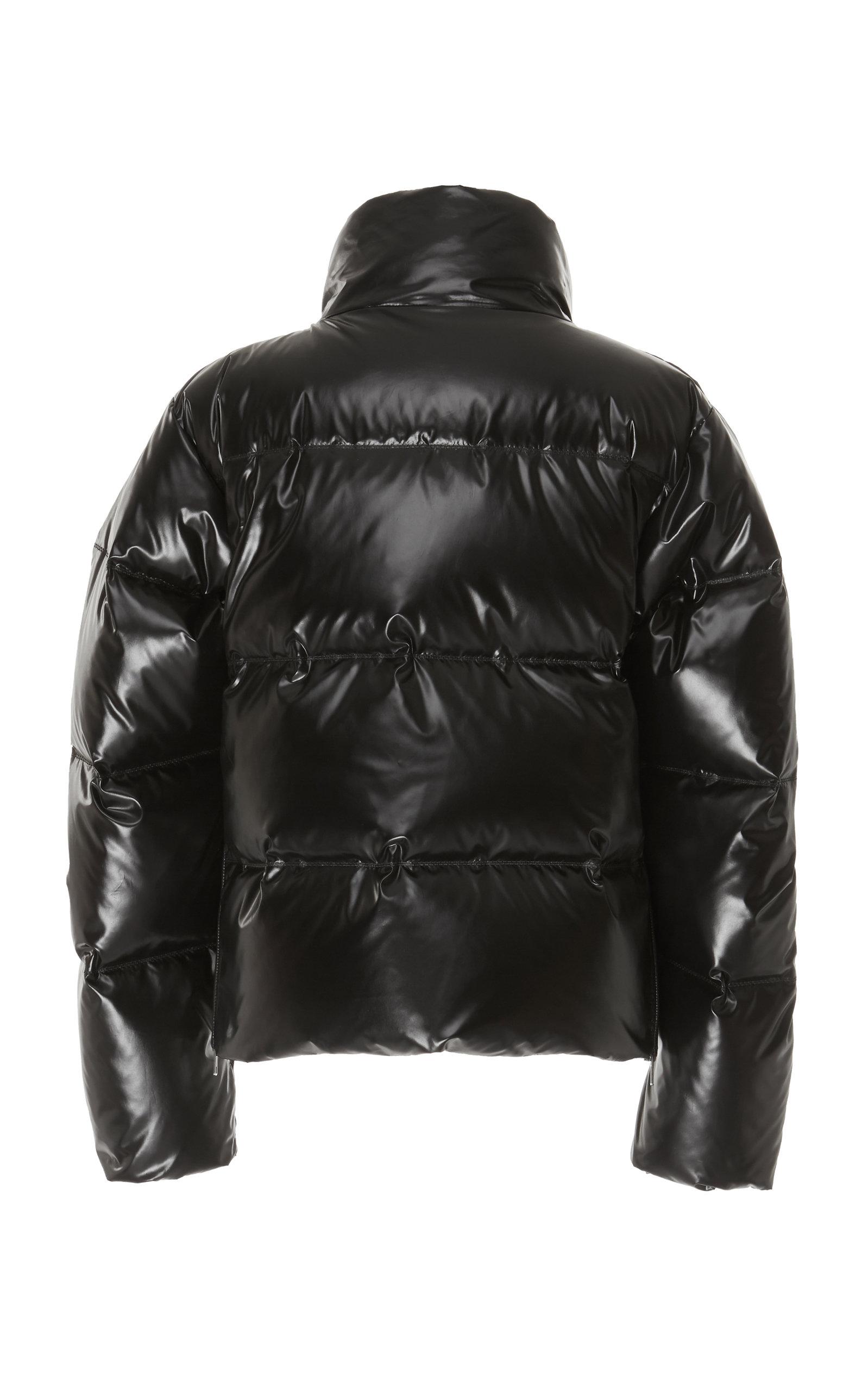 Maison Margiela Coated Nylon Puffer Jacket in Black for Men - Lyst