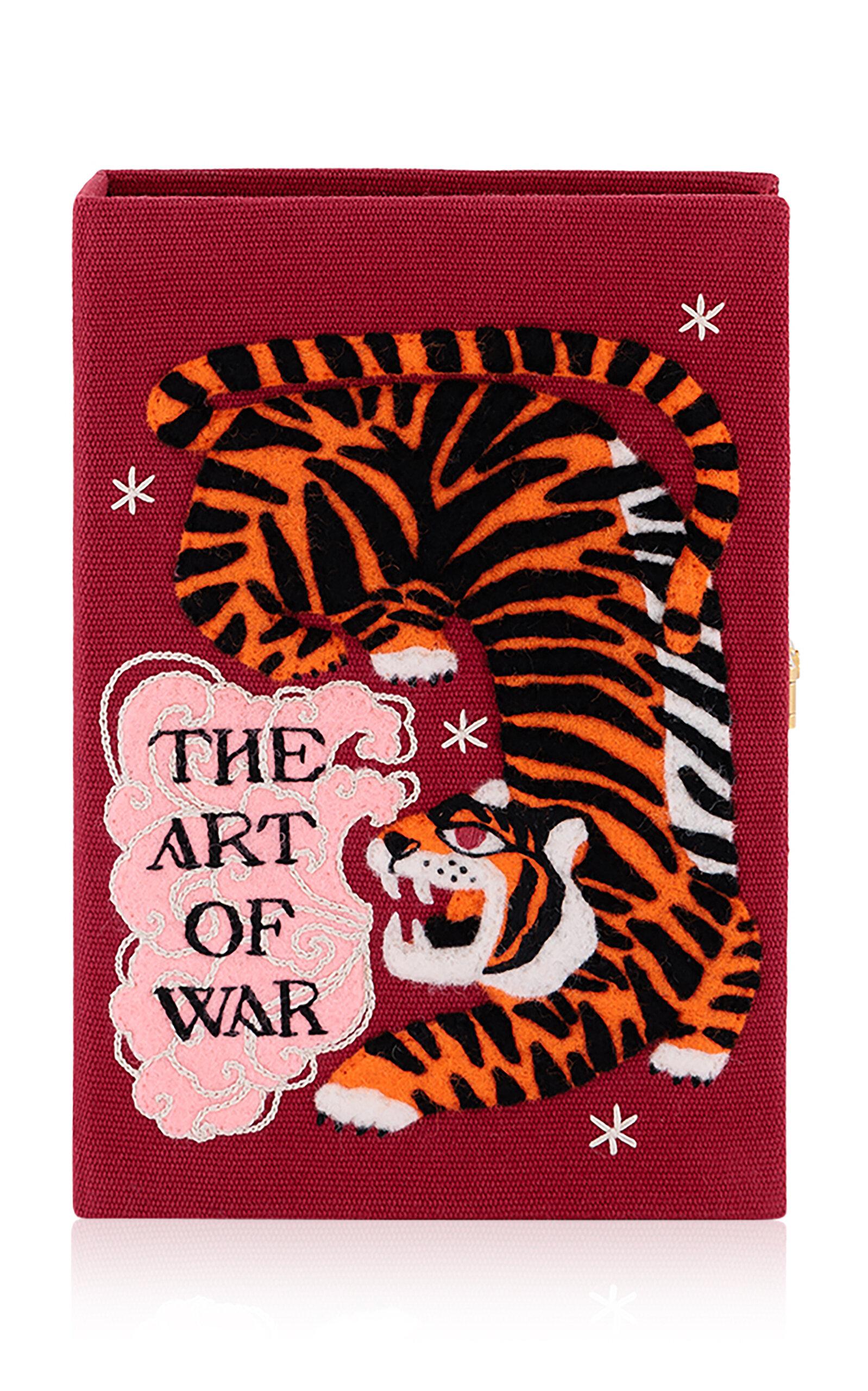 Olympia Le-Tan The Art Of War Clutch in Red Lyst UK