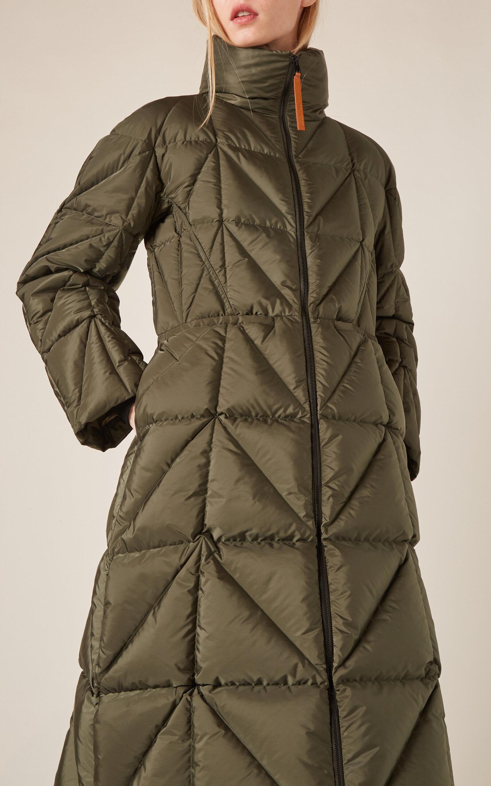 【MONCLER】CERISE ロング ダウン ジャケット Moncler Cerise Long Down Jacket in Green | Lyst