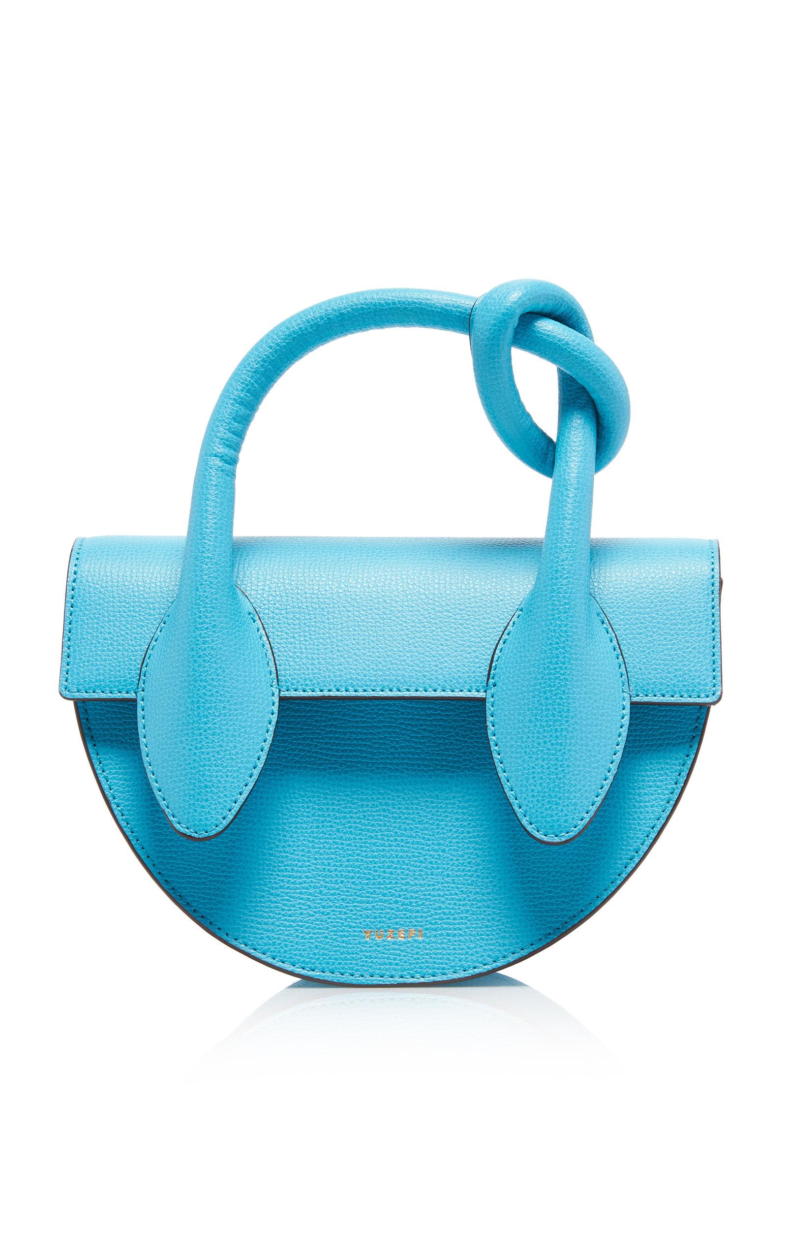 Yuzefi Dolores Leather Bag in Blue | Lyst