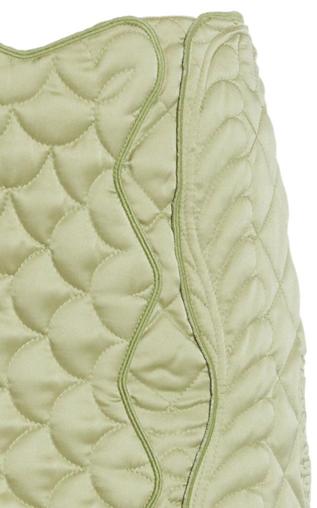 Moncler Genius 1 Moncler Jw Anderson Exclusive Gonna Quilted Midi Skirt in  Green | Lyst