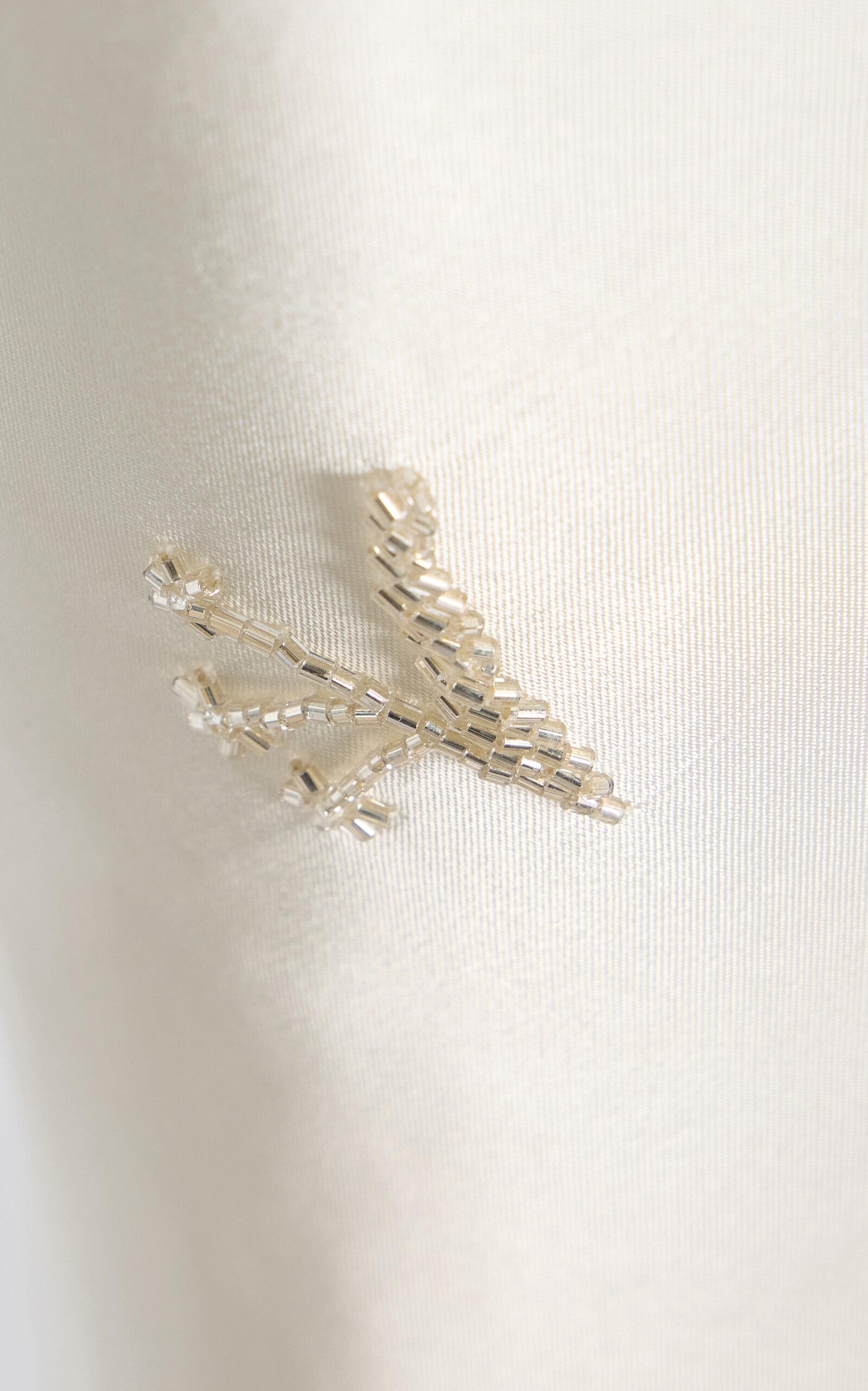anna october exclusive waterlily beaded maxi dress Maxi Beaded Waterlily dress XS / Ivory