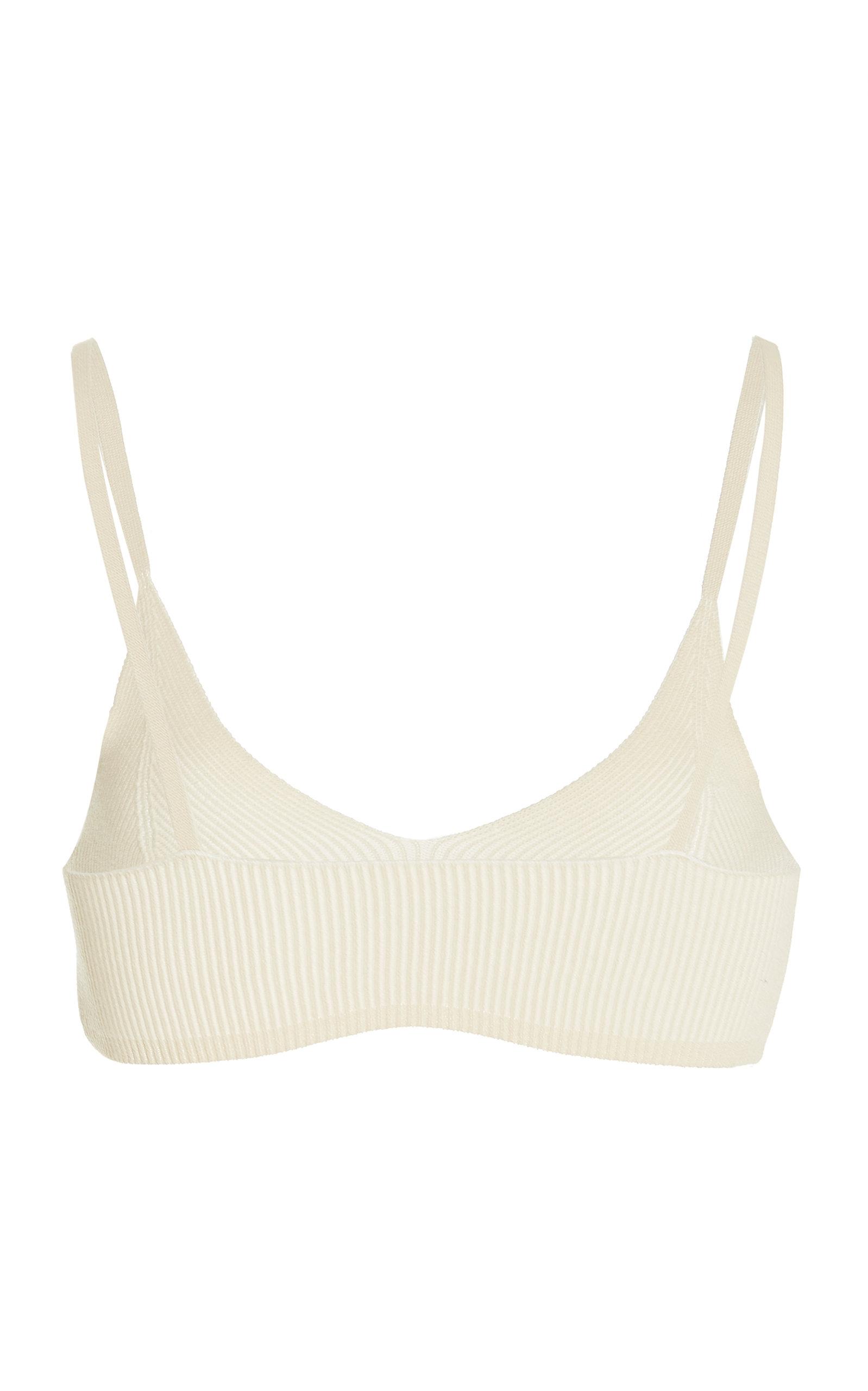 Jacquemus Synthetic Valensole Knit Bra Top in Natural - Lyst