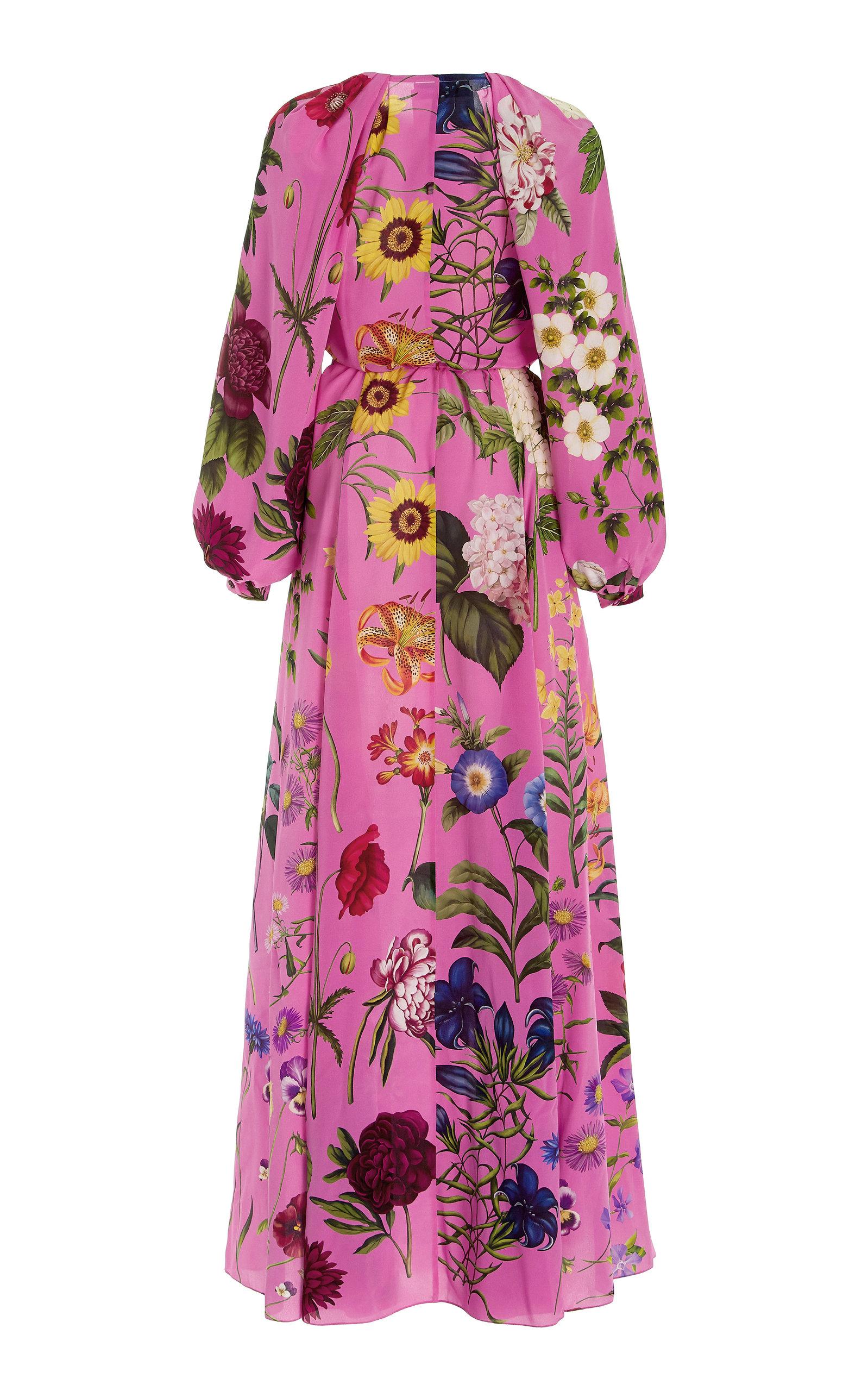 tiered chiffon maxi dress Coline Ruffle Chiffon Maxi Dress